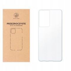 Etui silikonowe Przezroczyste do Samsung Galaxy S21 Ultra