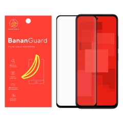 Szkło hartowane 5D BananGuard czarne do Xiaomi Redmi 12