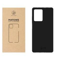 Etui silikonowe Matowe czarne do Xiaomi Redmi Note 12 Pro