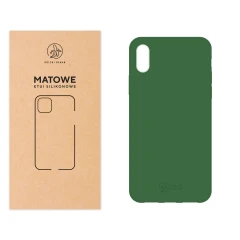 Etui silikonowe Matowe butelkowe do Apple iPhone X / Xs