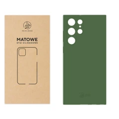 Etui silikonowe Matowe butelkowe do Samsung Galaxy S22 Ultra