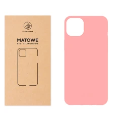 Etui silikonowe Matowe różowe do Apple iPhone 14 Plus
