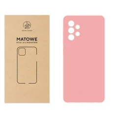 Etui silikonowe Matowe różowe do Samsung Galaxy A52 / A52s
