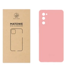 Etui silikonowe Matowe różowe do Samsung Galaxy S20 FE