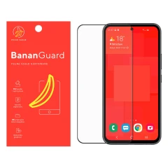 Szkło hartowane 5D BananGuard czarne do Samsung Galaxy A54