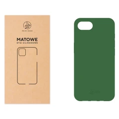 Etui silikonowe Matowe butelkowe do Apple iPhone 16e / 17e