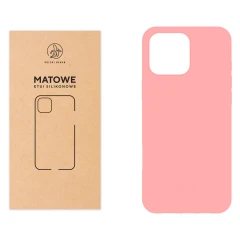 Etui silikonowe Matowe różowe do Apple iPhone 16 Pro Max