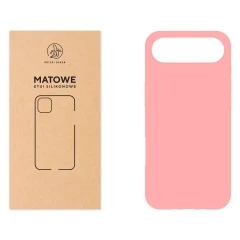 Etui silikonowe Matowe różowe do Apple iPhone Air