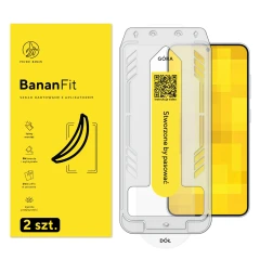 Szkło hartowane z aplikatorem BananFit do Samsung Galaxy S25, 2 szt.
