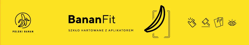 BananGuard twarde szkło hartowane 9H na telefon firmy Polski Banan