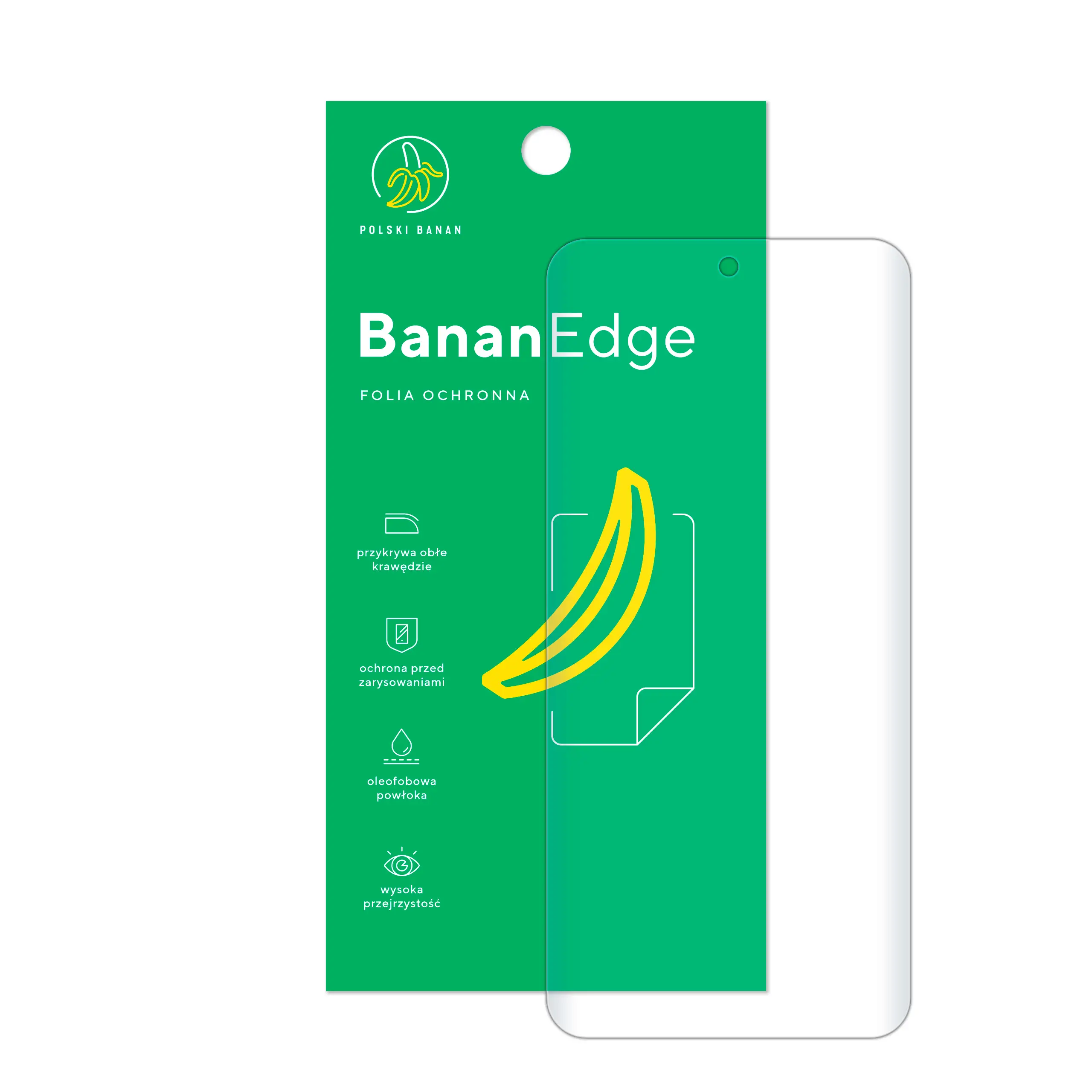 Folia ochronna Polski Banan BananEdge z opakowaniem do telefonu Realme 14 Pro Plus
