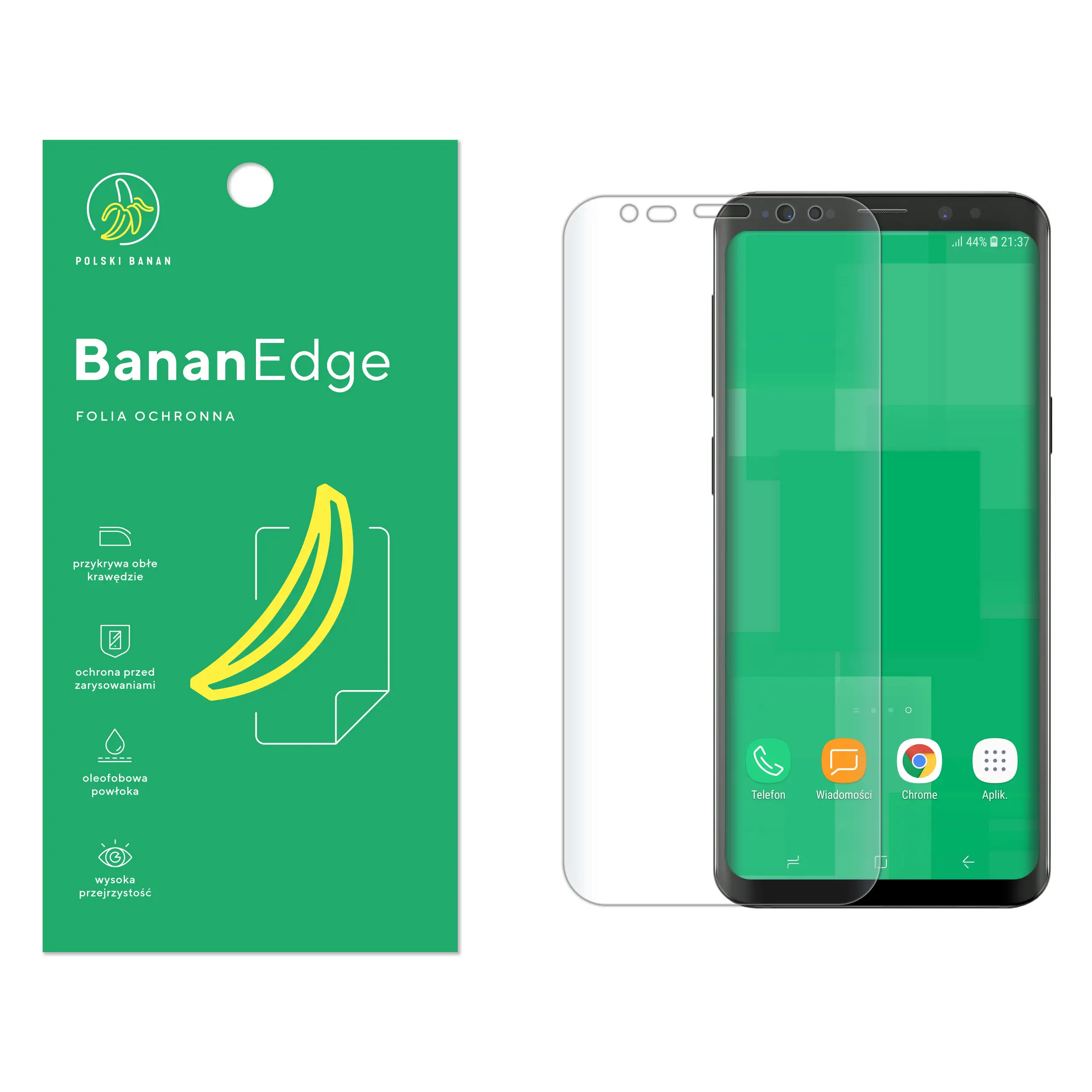 Folia ochronna Polski Banan BananEdge do Samsung Galaxy S9