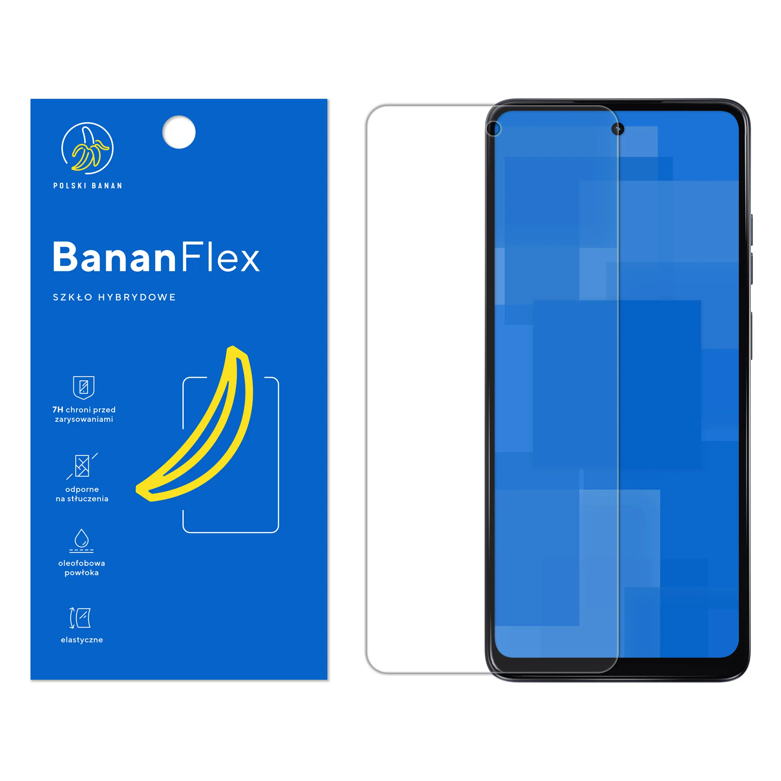 Szkło hybrydowe Polski Banan BananFlex do Motorola Moto G24