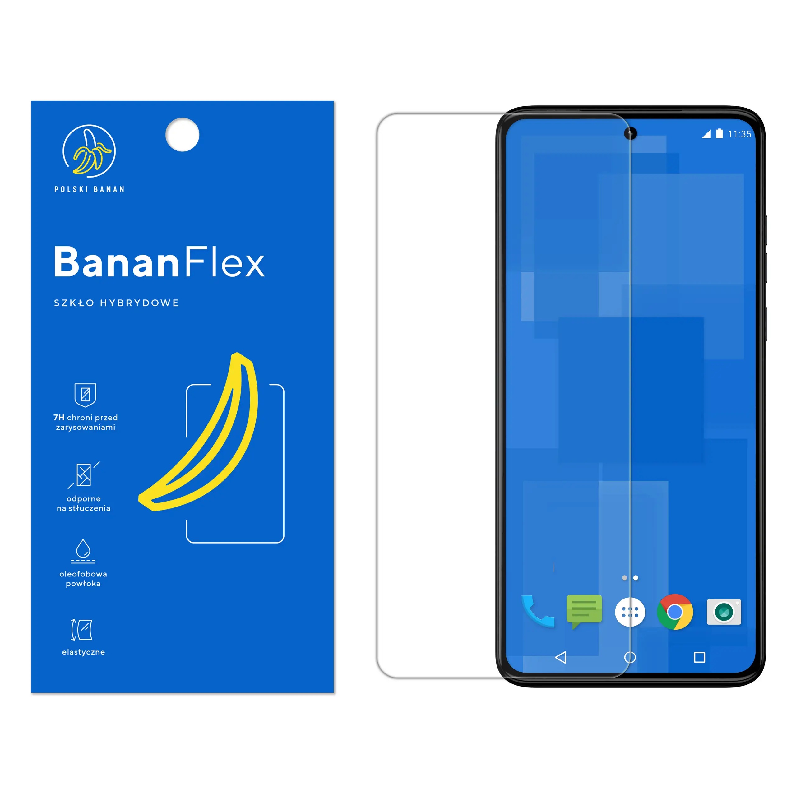Szkło hybrydowe Polski Banan BananFlex do Motorola Moto G84 5G