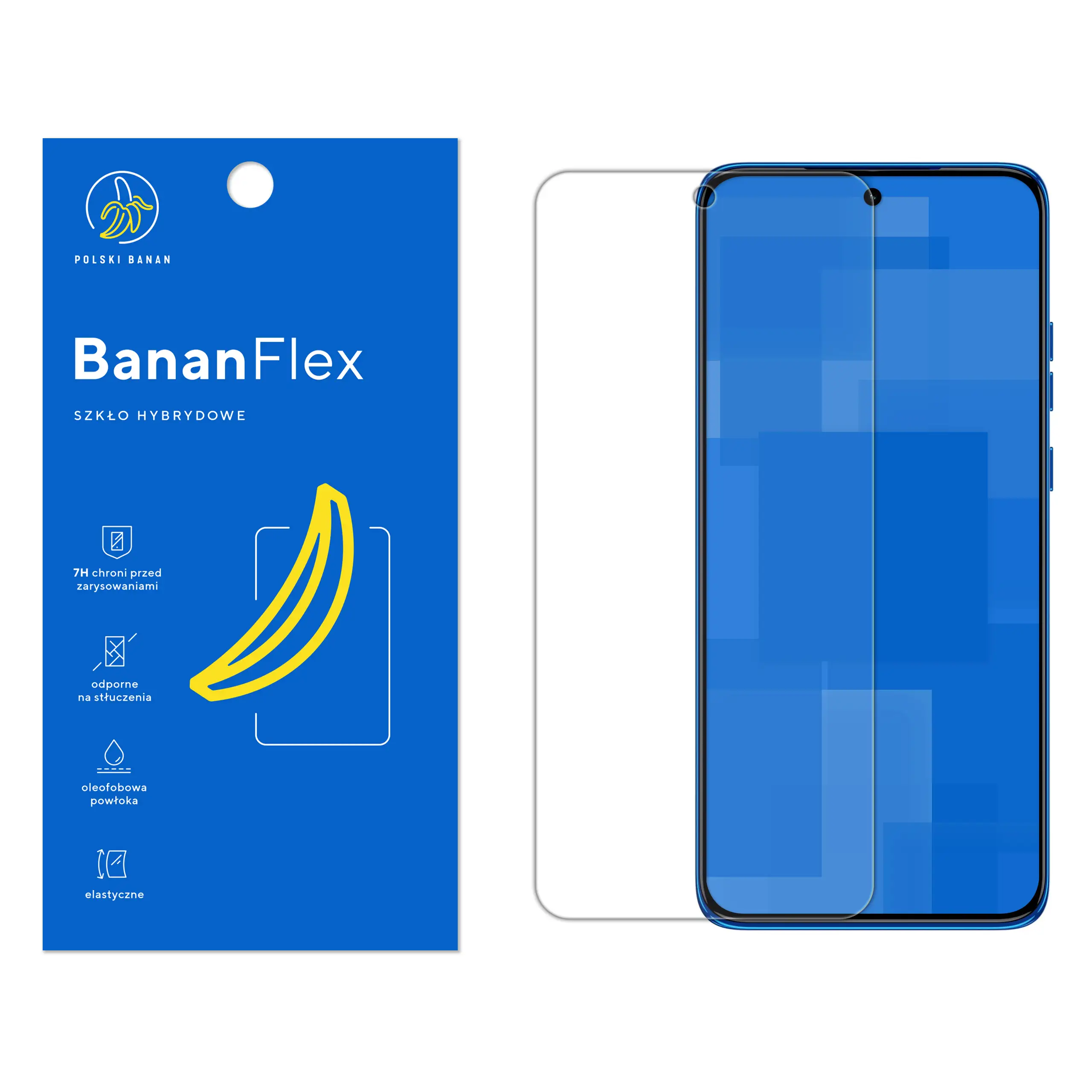 Szkło hybrydowe Polski Banan BananFlex do Motorola Edge 50 Neo