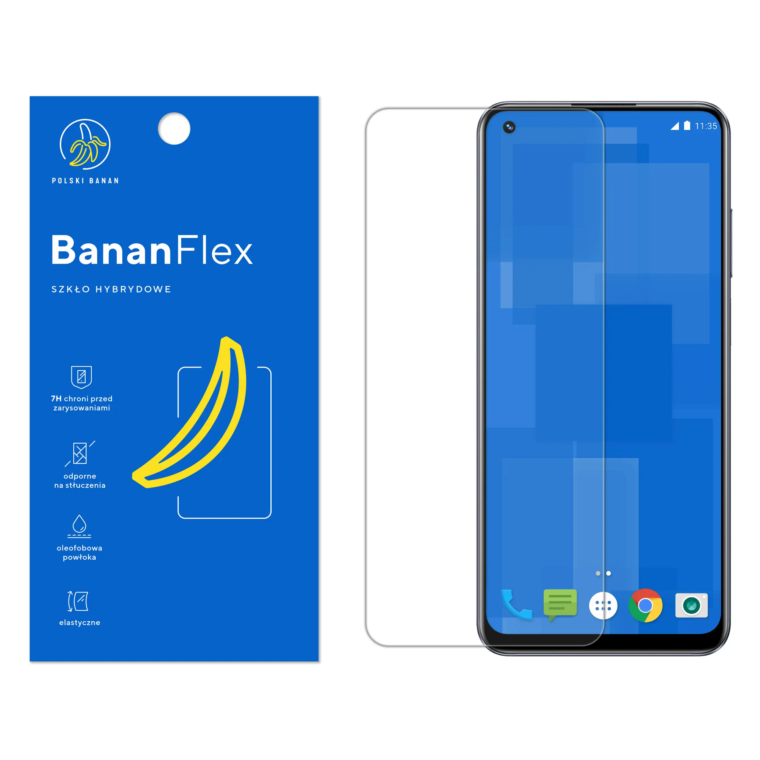 Szkło hybrydowe Polski Banan BananFlex do Realme 10