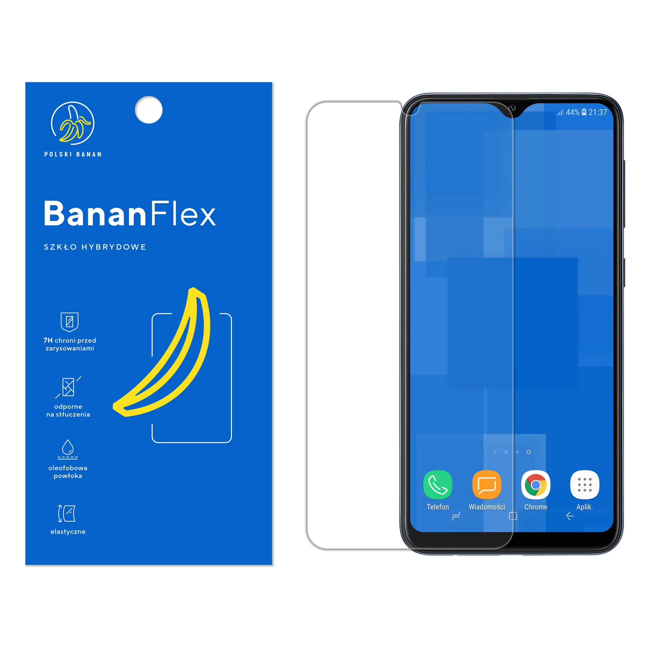 Szkło hybrydowe Polski Banan BananFlex do Samsung Galaxy A10