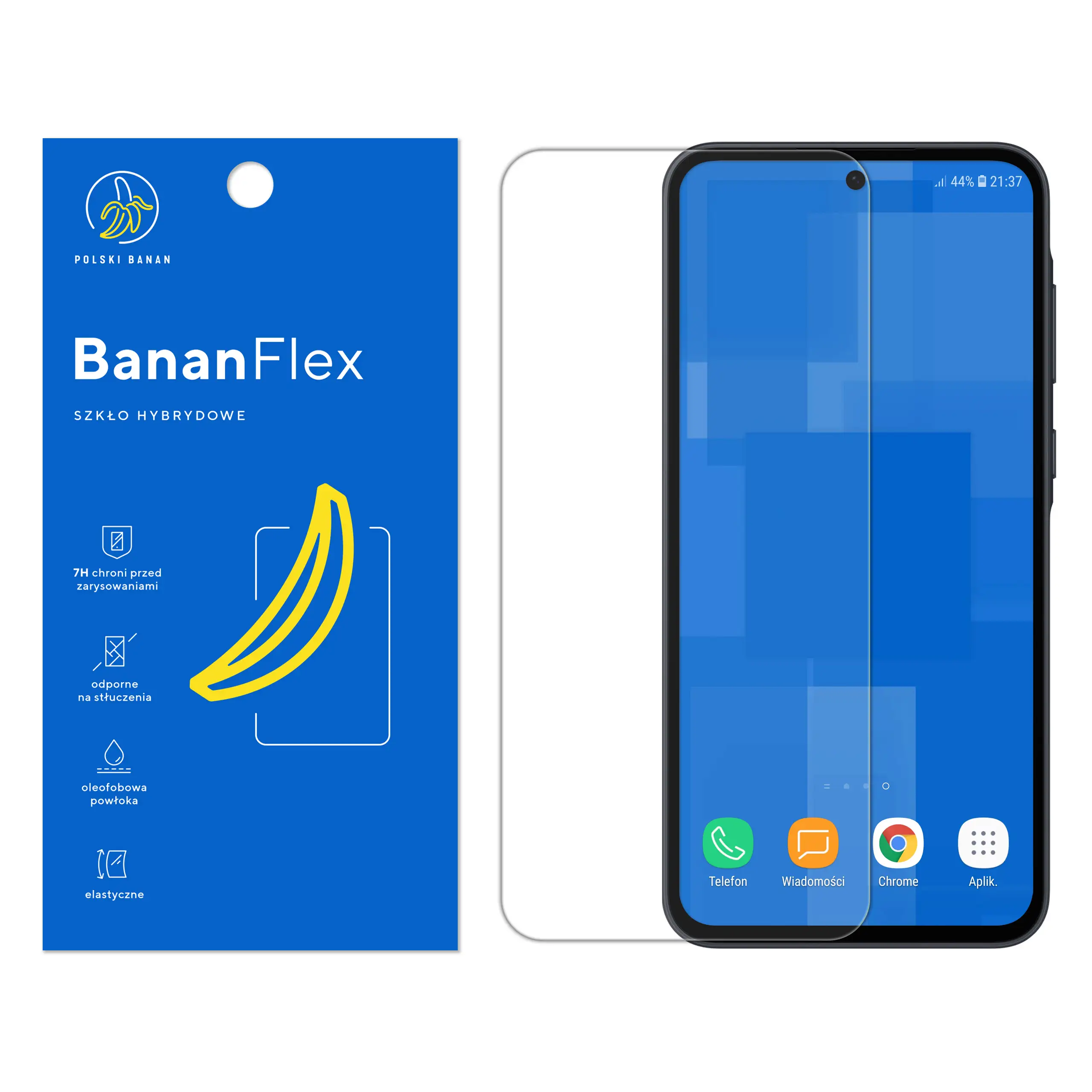 Szkło hybrydowe Polski Banan BananFlex do Samsung Galaxy A35