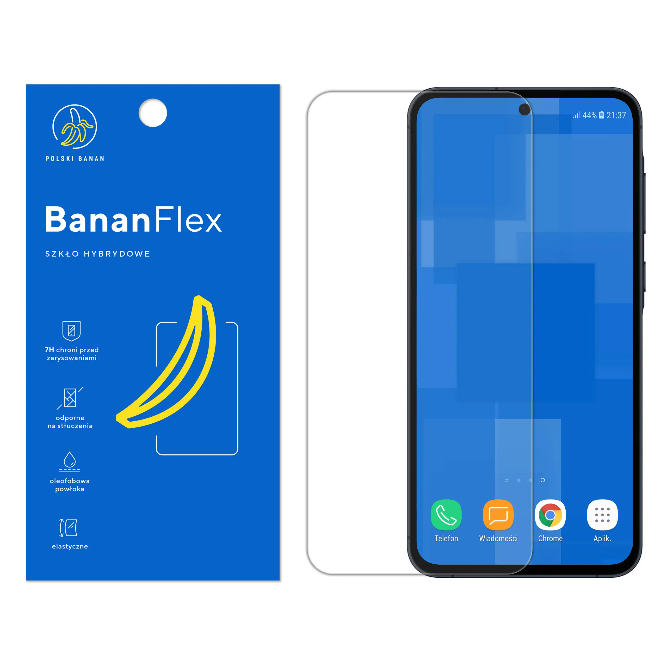 Szkło hybrydowe Polski Banan BananFlex do Samsung Galaxy A55