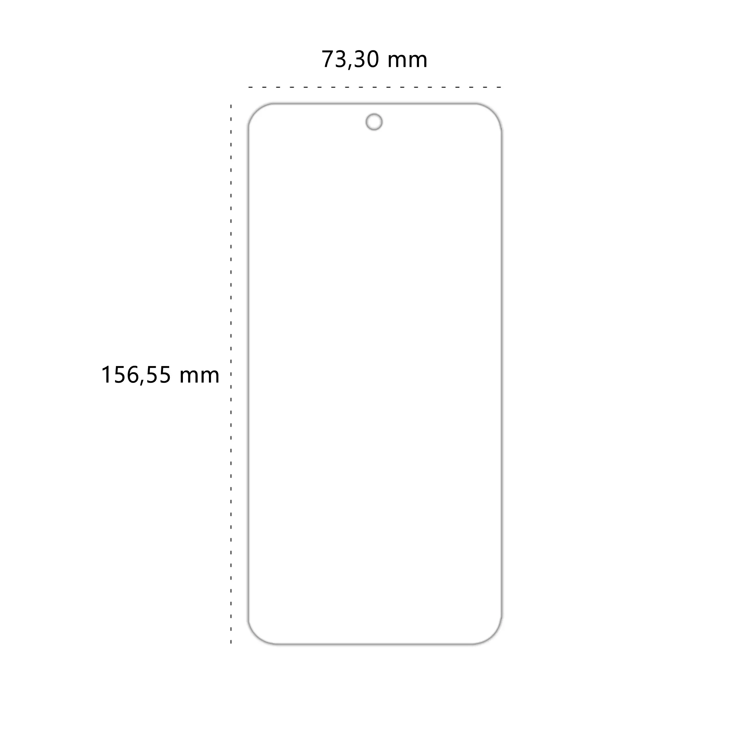 Wymiary szkła hybrydowego Polski Banan BananFlex do telefonu Samsung Galaxy A56