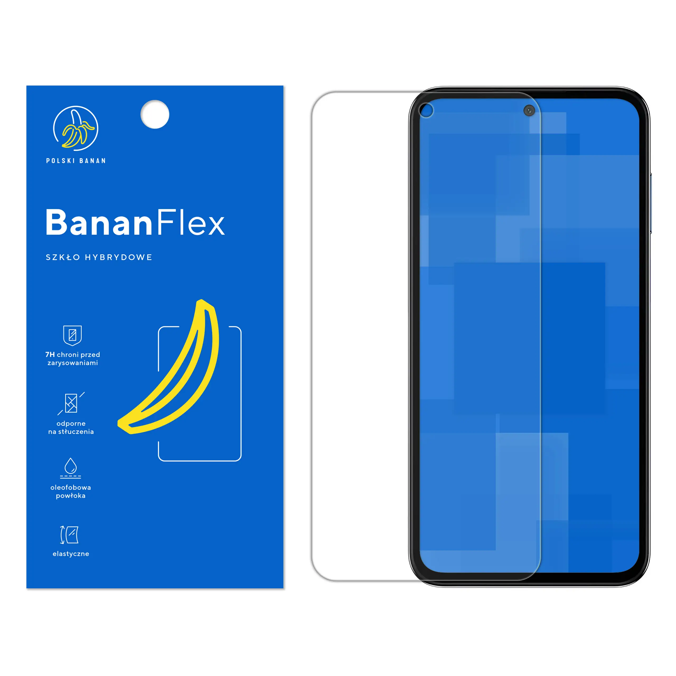 Szkło hybrydowe Polski Banan BananFlex do Samsung Galaxy M35 5G