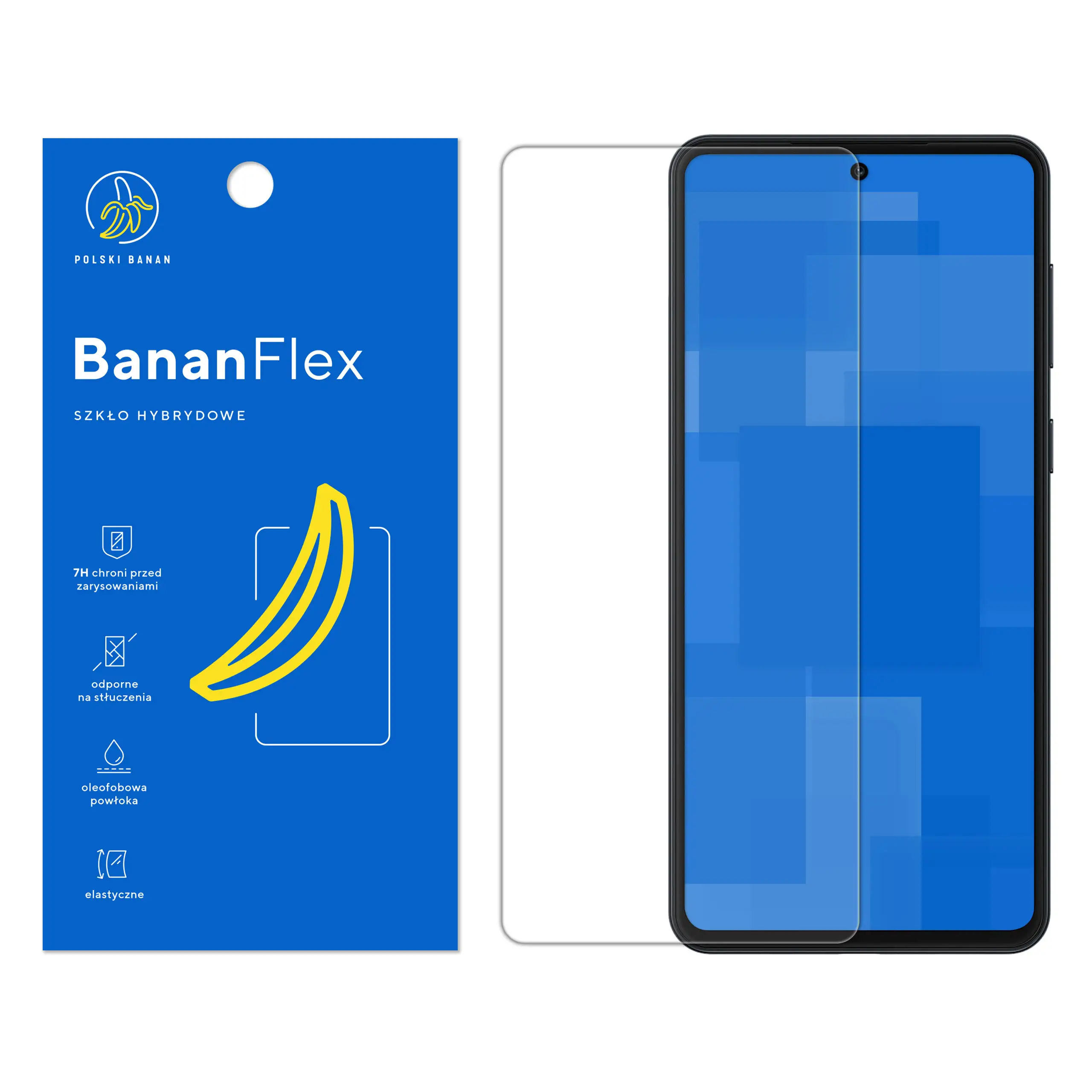 Szkło hybrydowe Polski Banan BananFlex do Samsung Galaxy M55 5G