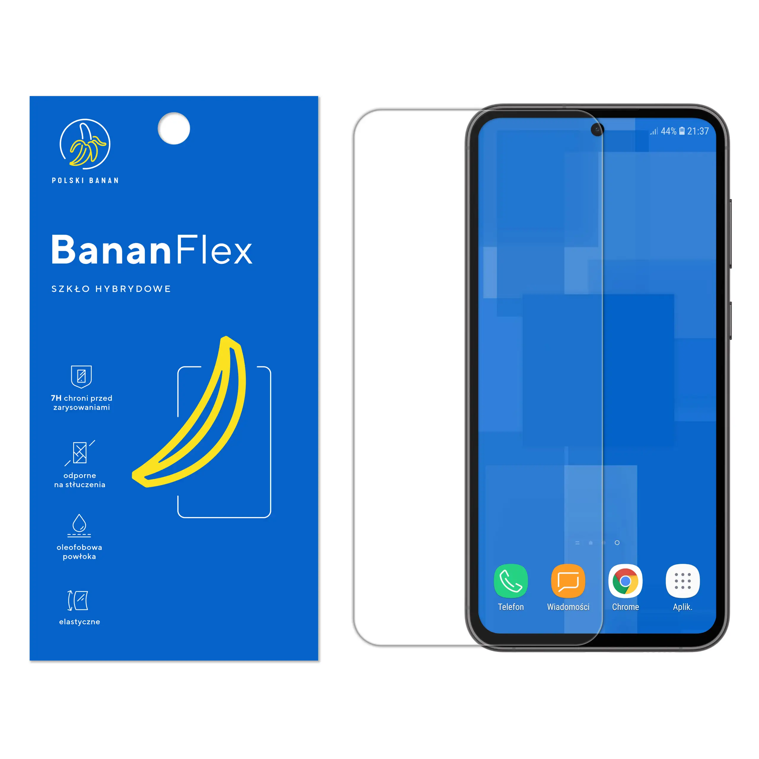 Szkło hybrydowe Polski Banan BananFlex do Samsung Galaxy S23 FE