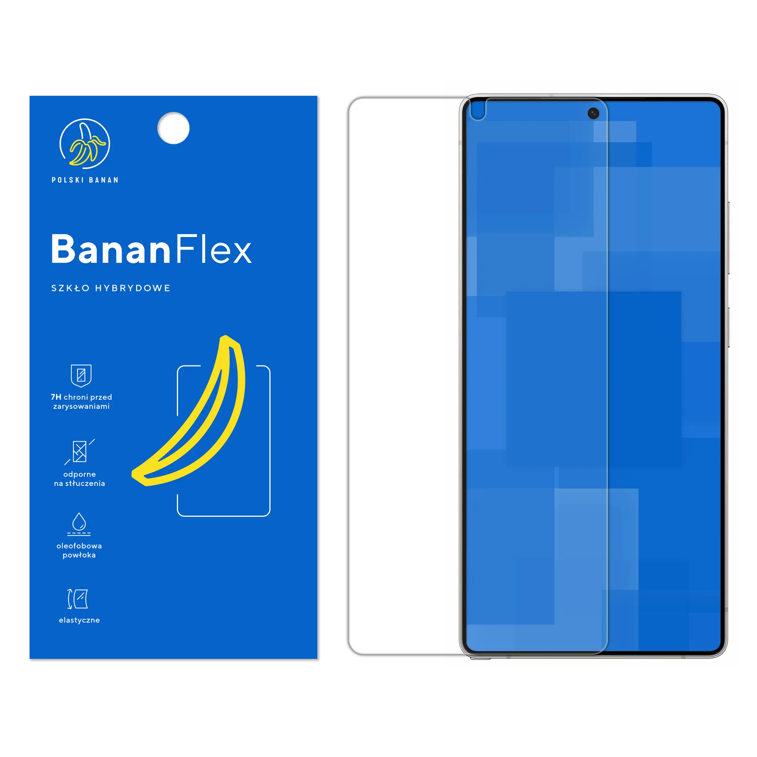 Szkło hybrydowe Polski Banan BananFlex do Samsung Galaxy S25 Ultra