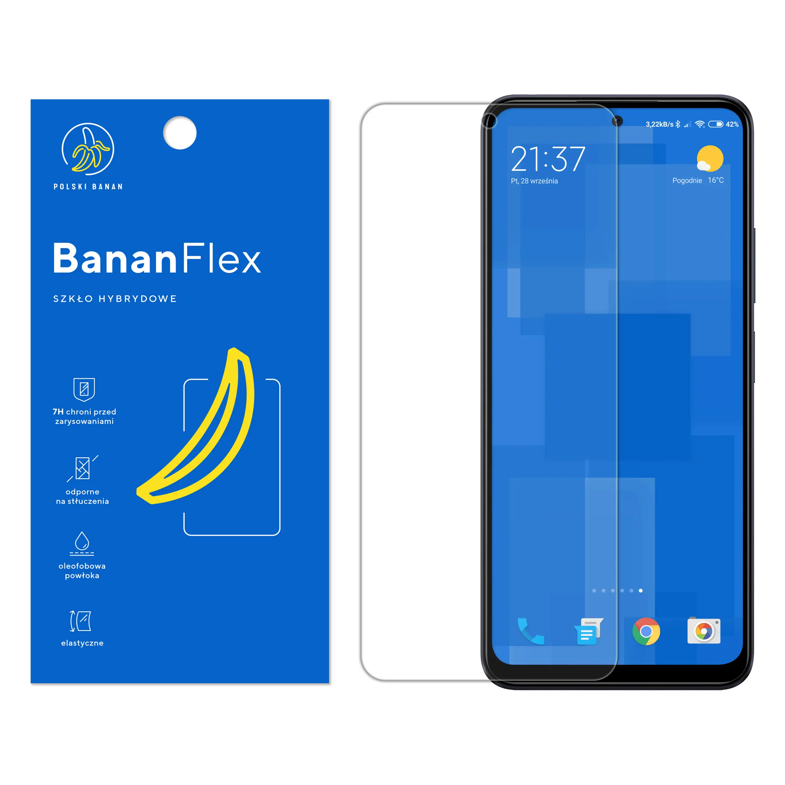 Szkło hybrydowe Polski Banan BananFlex do Xiaomi POCO X5 5G
