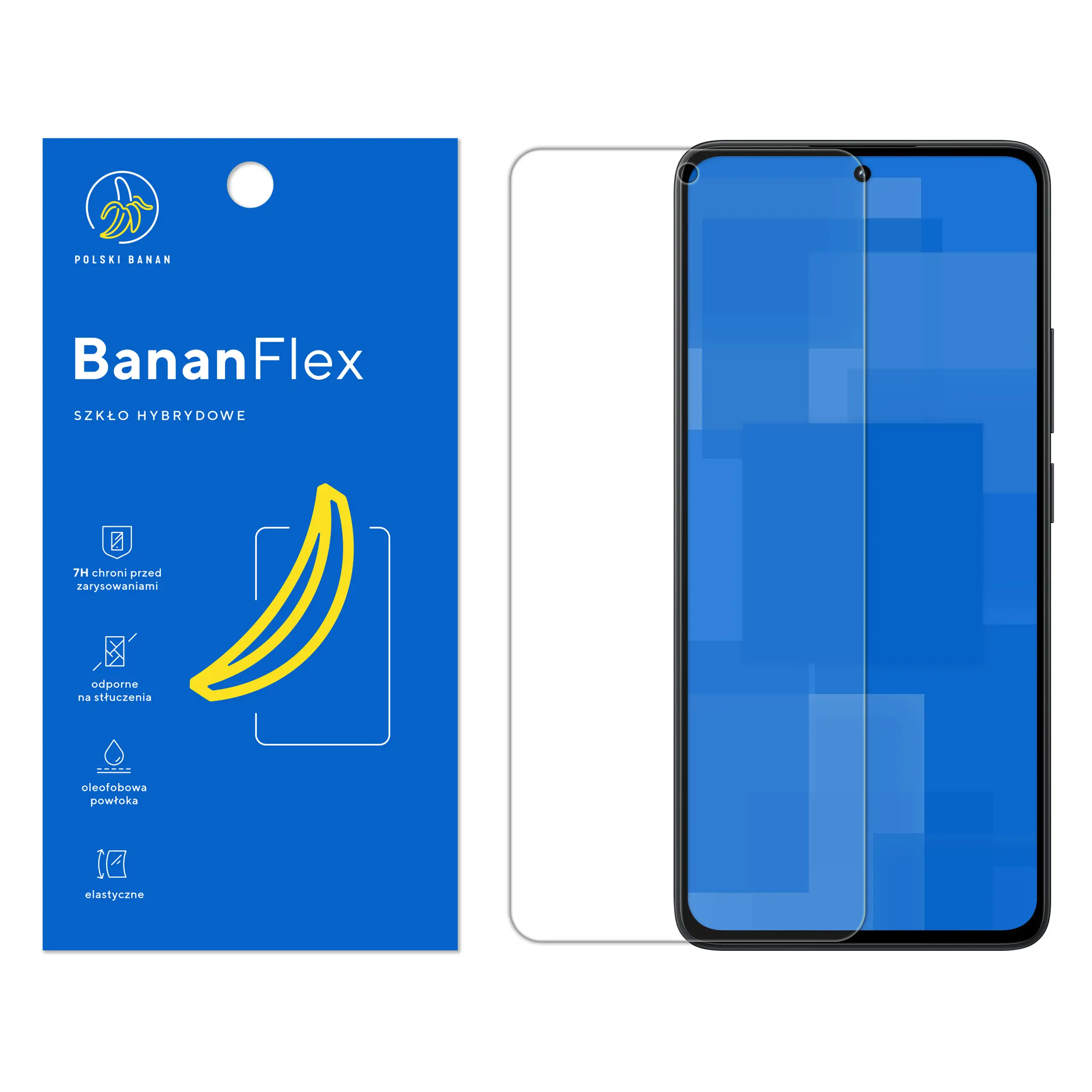 Szkło hybrydowe Polski Banan BananFlex do Xiaomi Redmi Note 13 4G