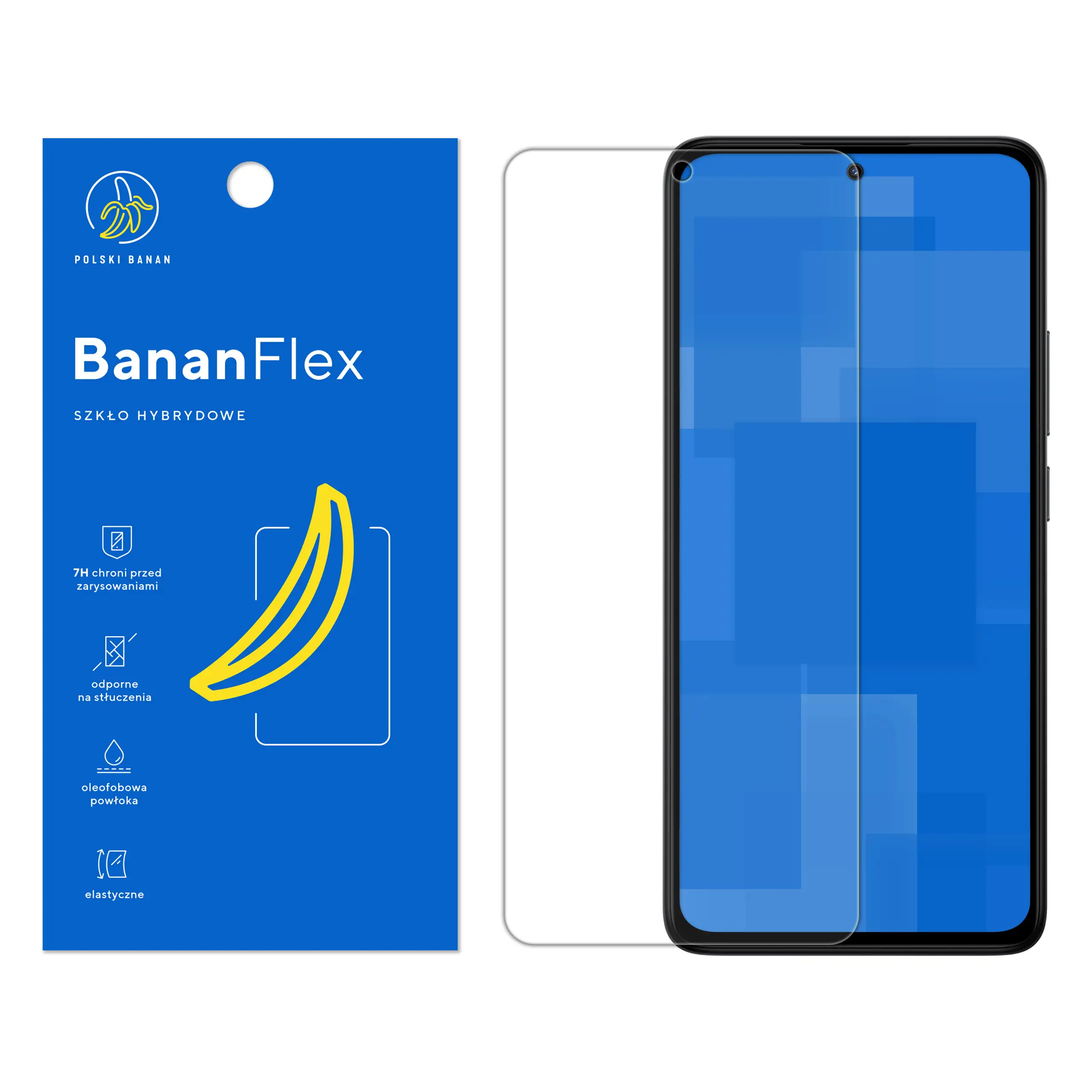 Szkło hybrydowe Polski Banan BananFlex do Xiaomi Redmi Note 14 4G