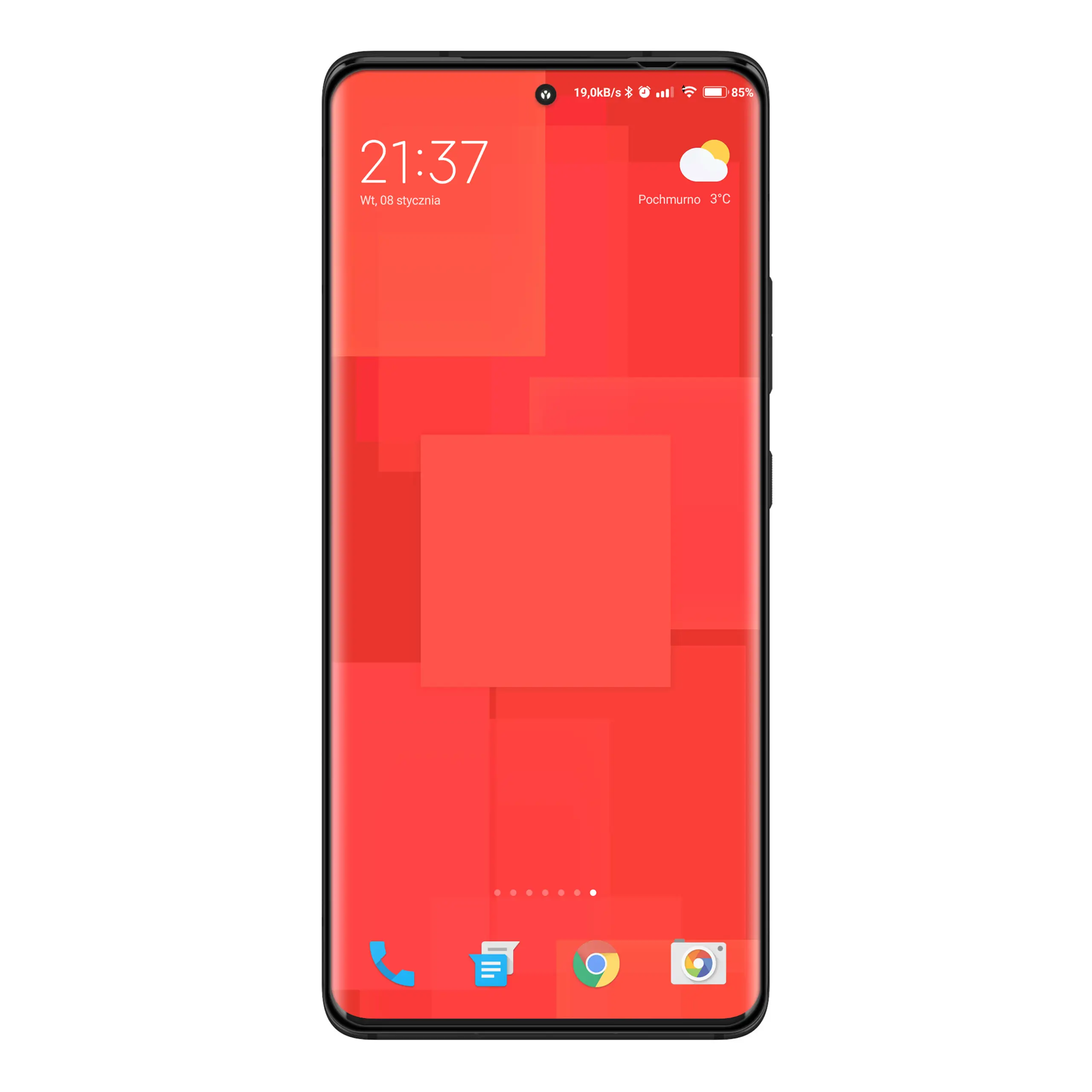Telefon Motorola Edge 30 Fusion ze szkłem hartowanym 5D Polski Banan BananGuard w kolorze czarnym