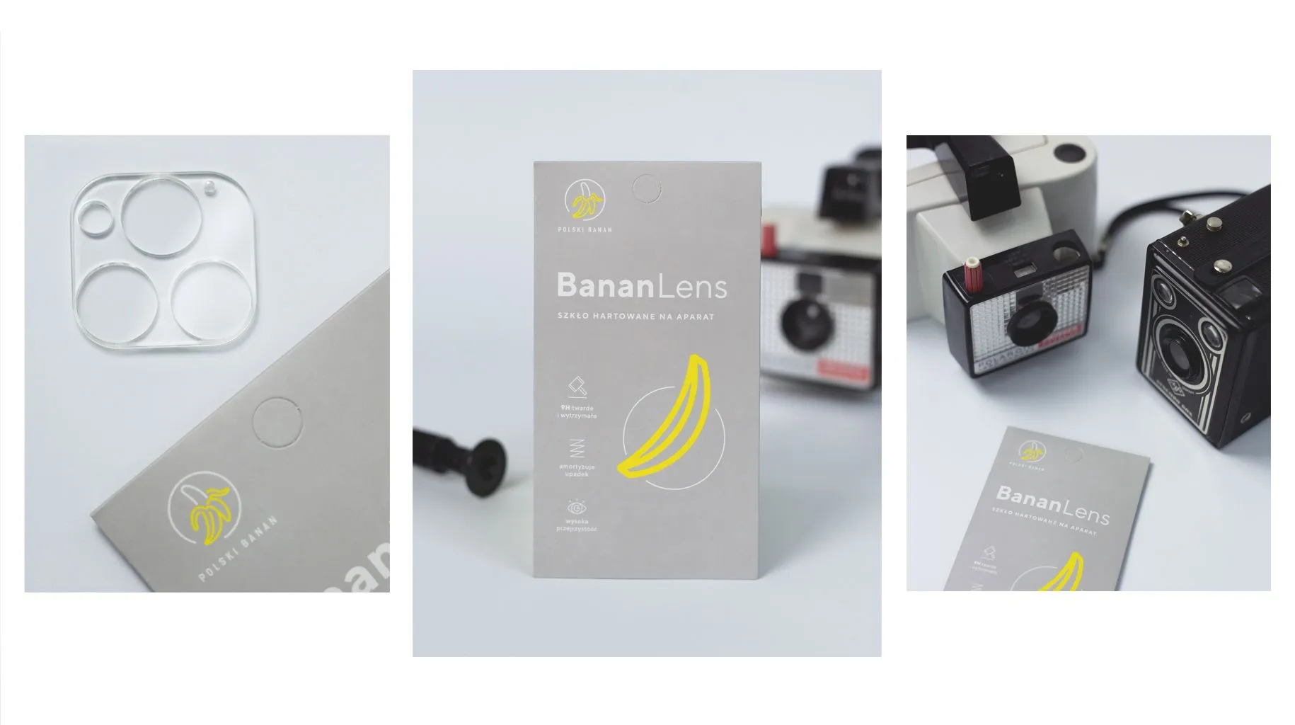 Szkło hartowane Polski Banan BananLens na aparat do Apple iPhone 12 Pro Max