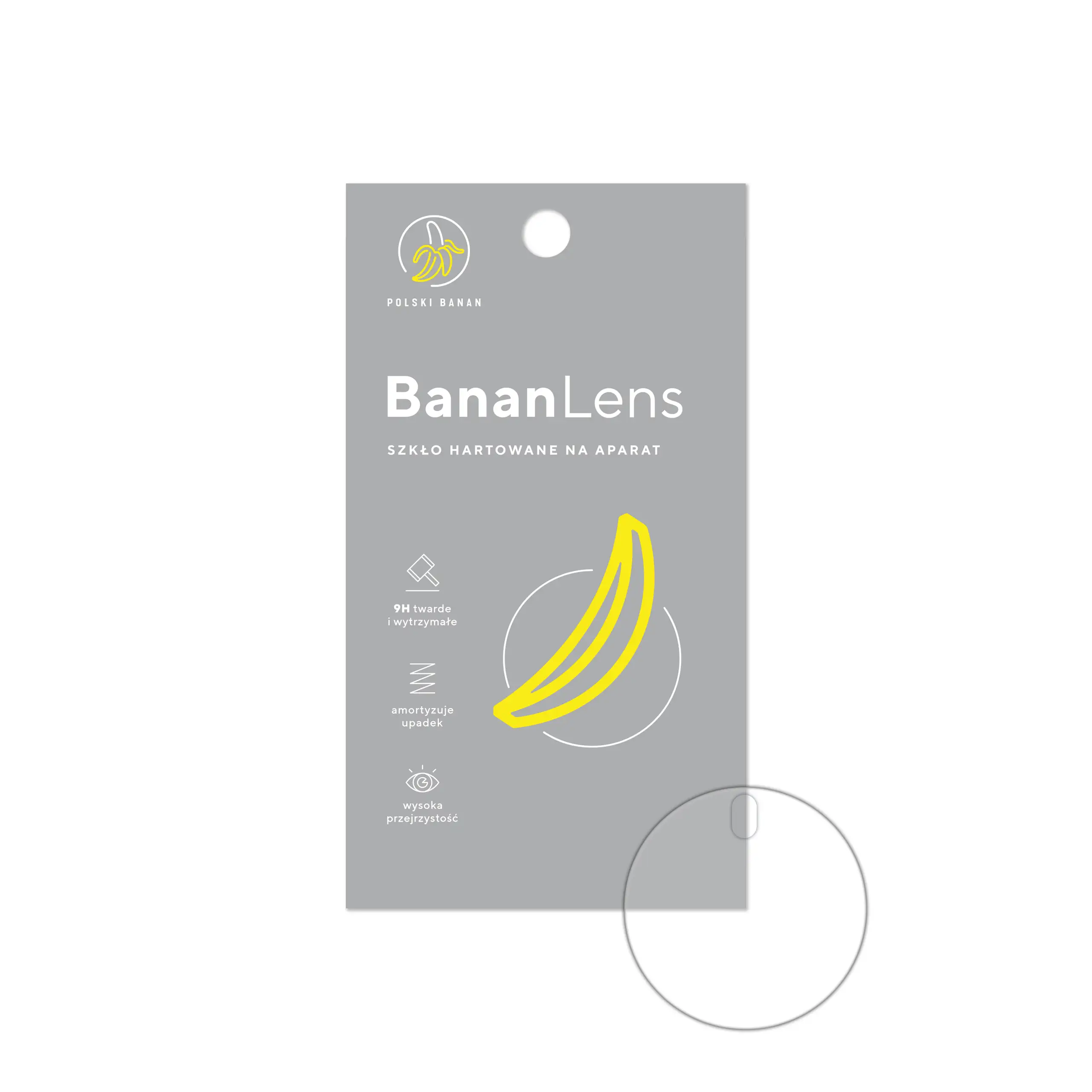 Szkło hartowane Polski Banan BananLens na aparat do Realme 12 Pro / 12 Pro Plus z opakowaniem