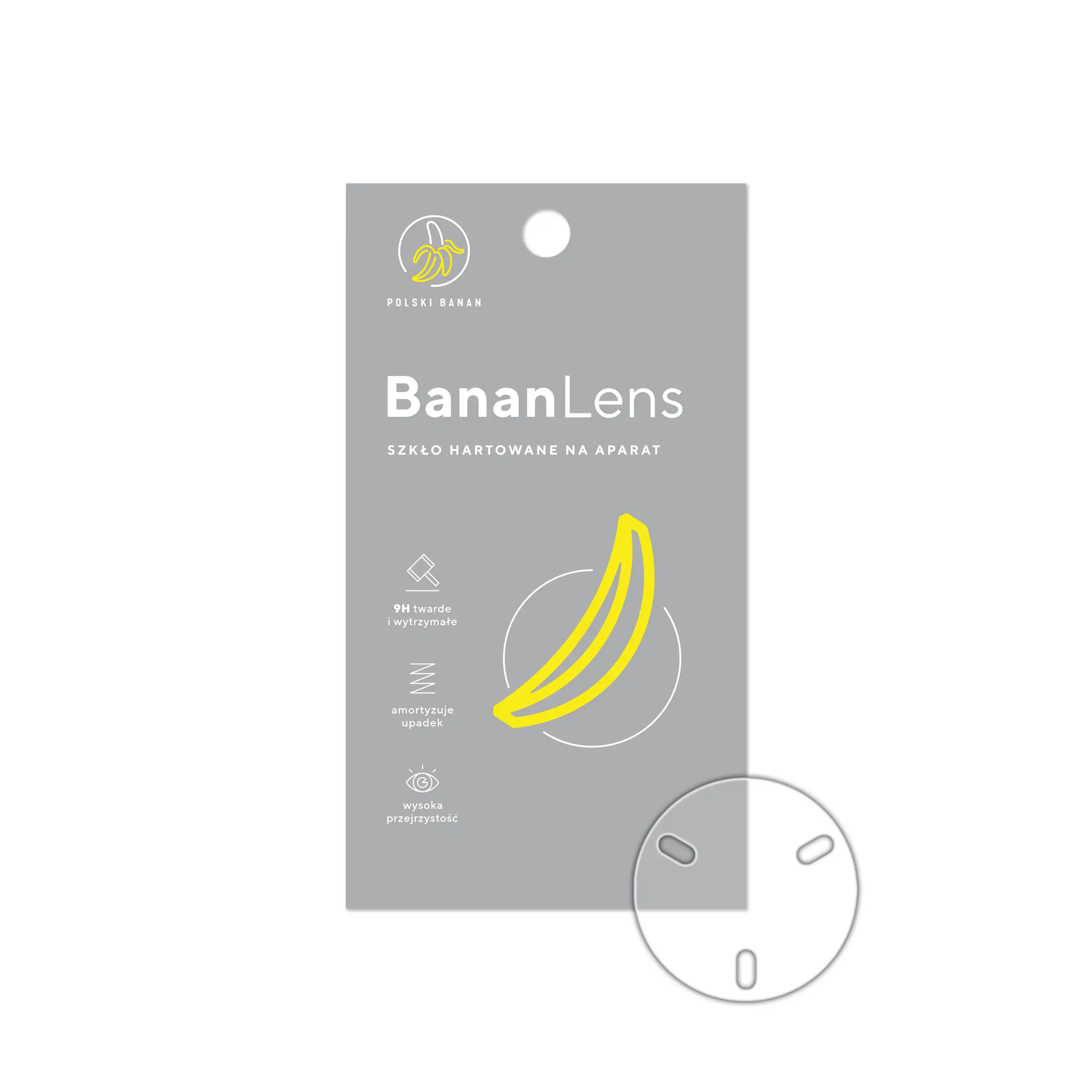 Szkło hartowane Polski Banan BananLens na aparat do Realme 14 Pro Plus z opakowaniem