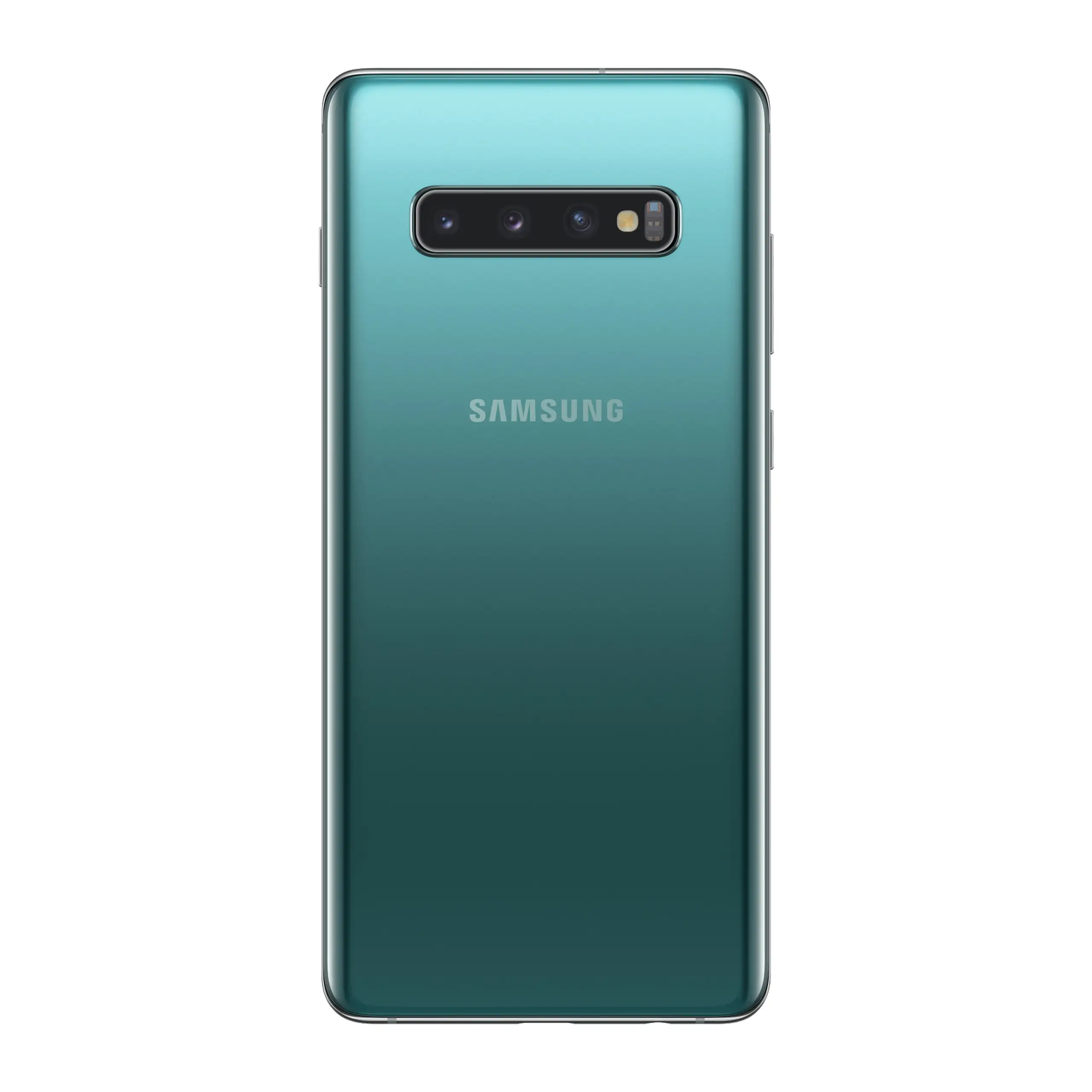 Szkło hartowane Polski Banan BananLens na aparat nałożone na Samsung Galaxy S10 Plus