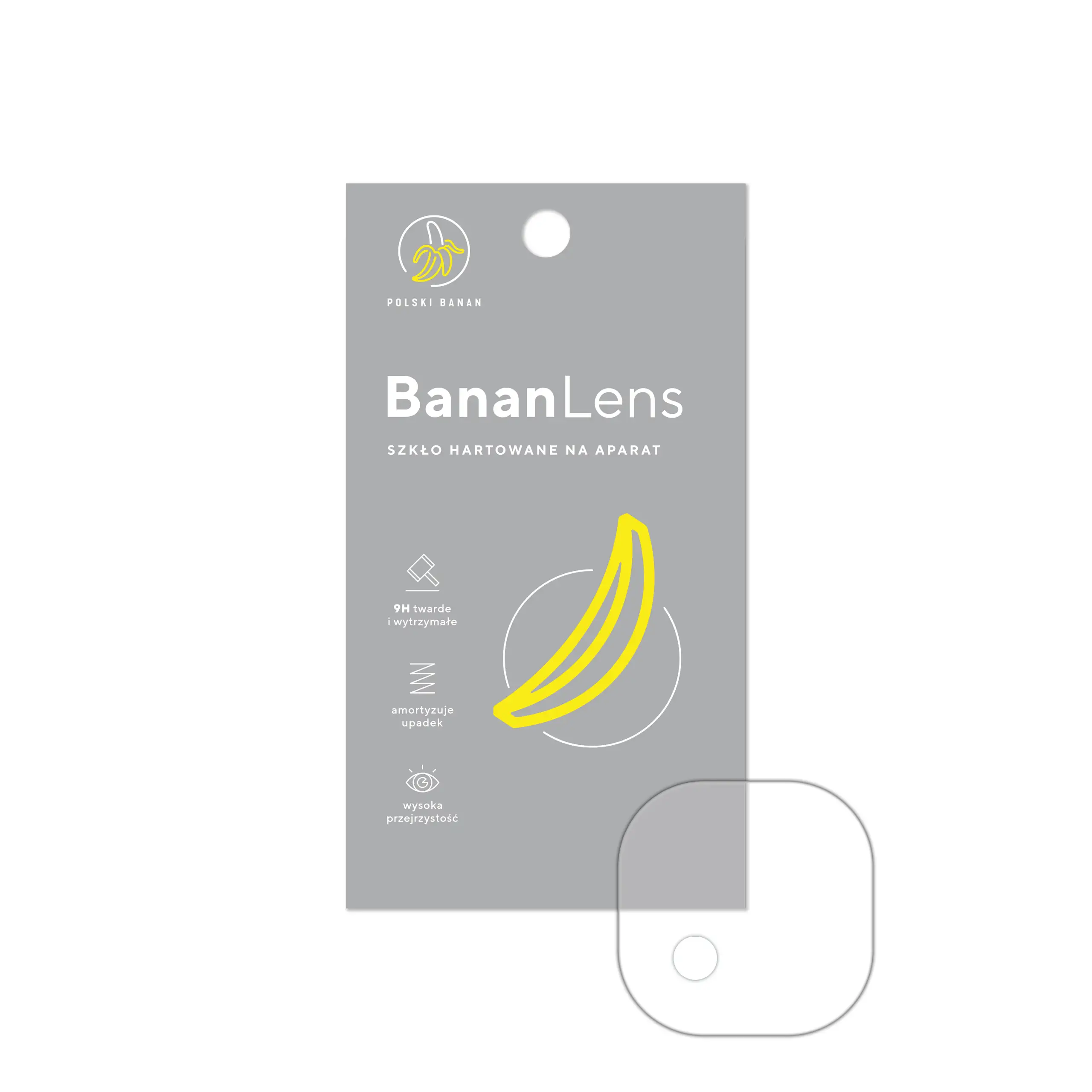 Szkło hartowane Polski Banan BananLens na aparat do Xiaomi Redmi Note 14 Pro Plus 5G z opakowaniem