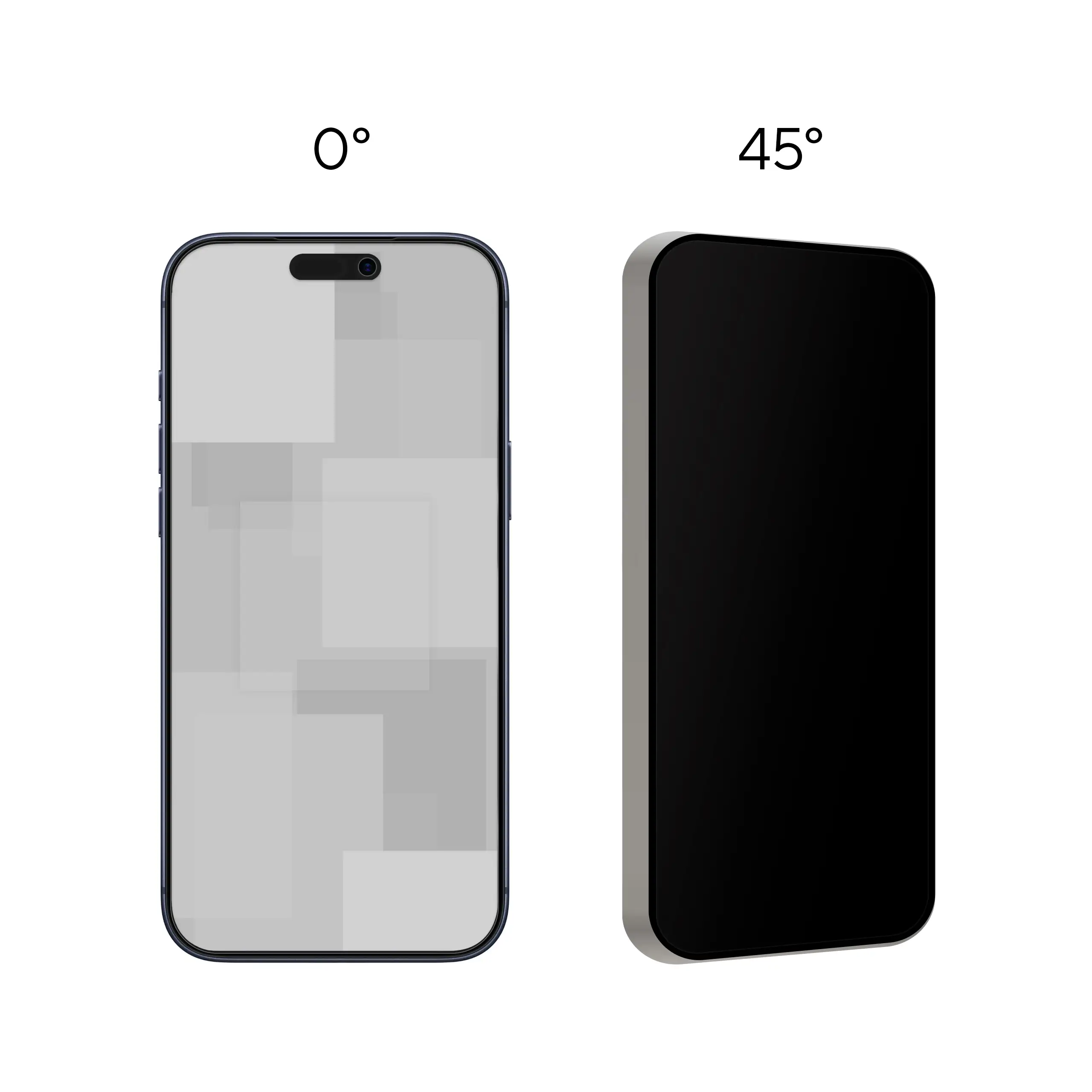 Prezentacja działania prywatyzującego szkła hartowanego BananPrivacy do telefonu Apple iPhone 17 Pro Max - ochrona prywatności