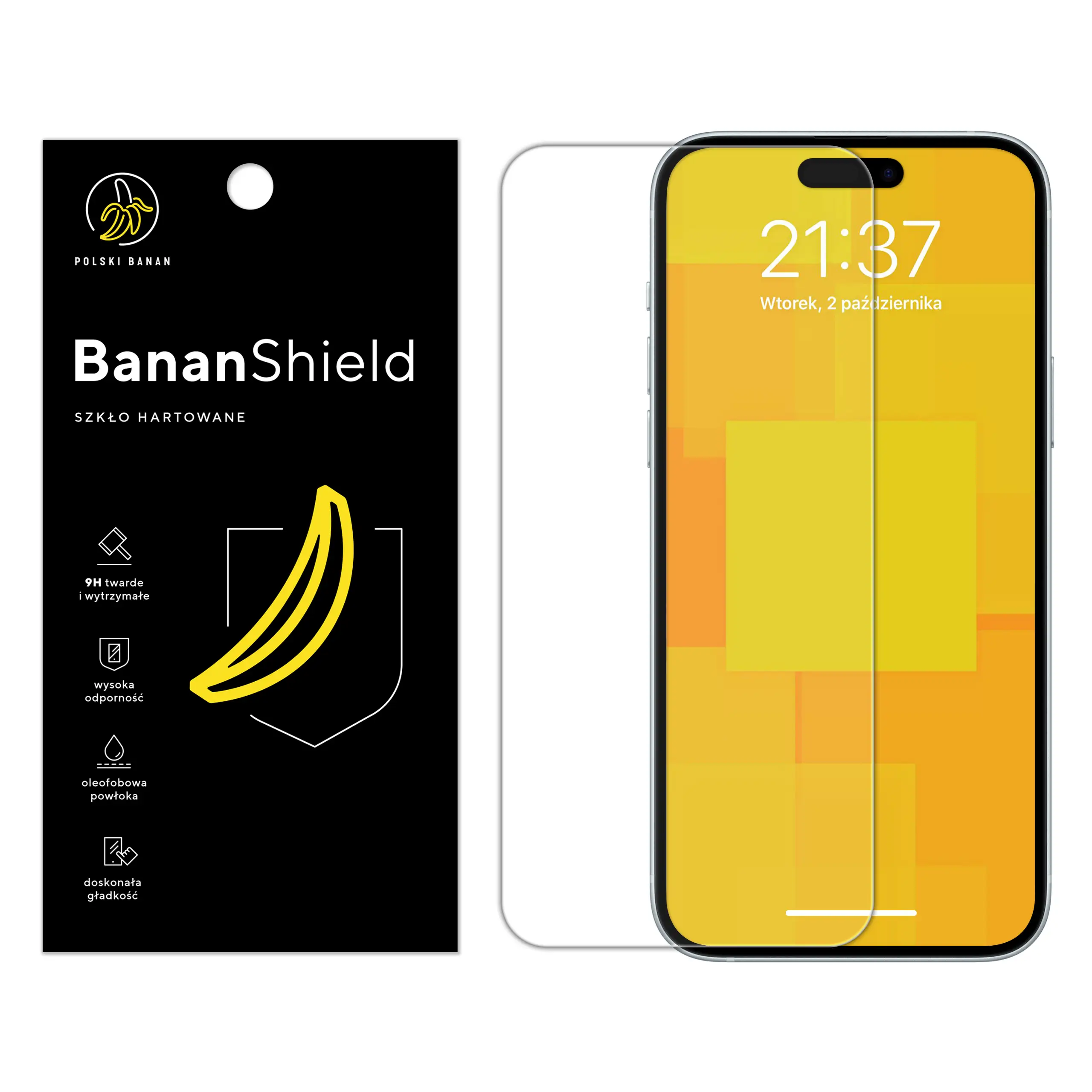 Szkło hartowane Polski Banan BananShield do Apple iPhone 16 Plus