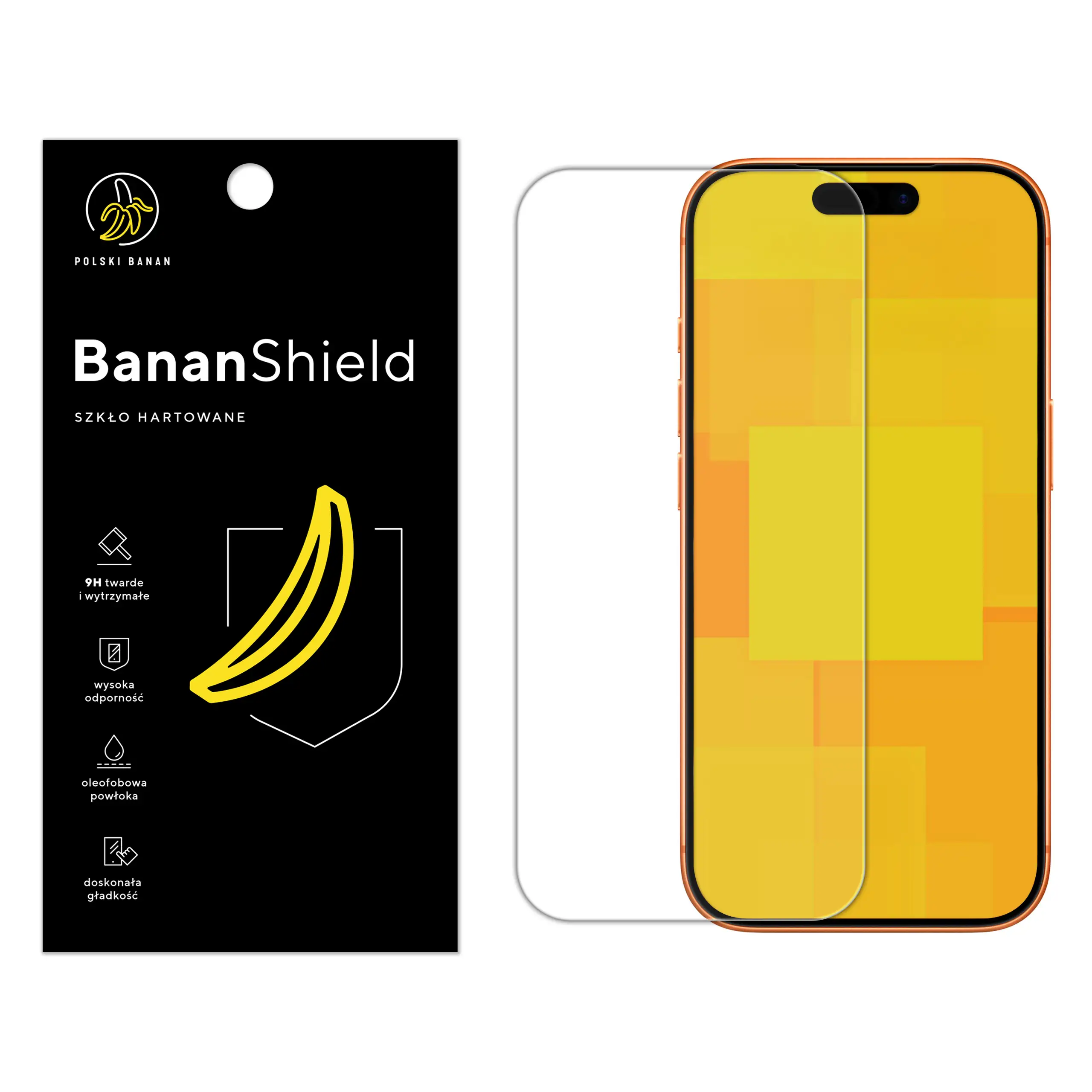 Szkło hartowane Polski Banan BananShield do Apple iPhone 17 Pro