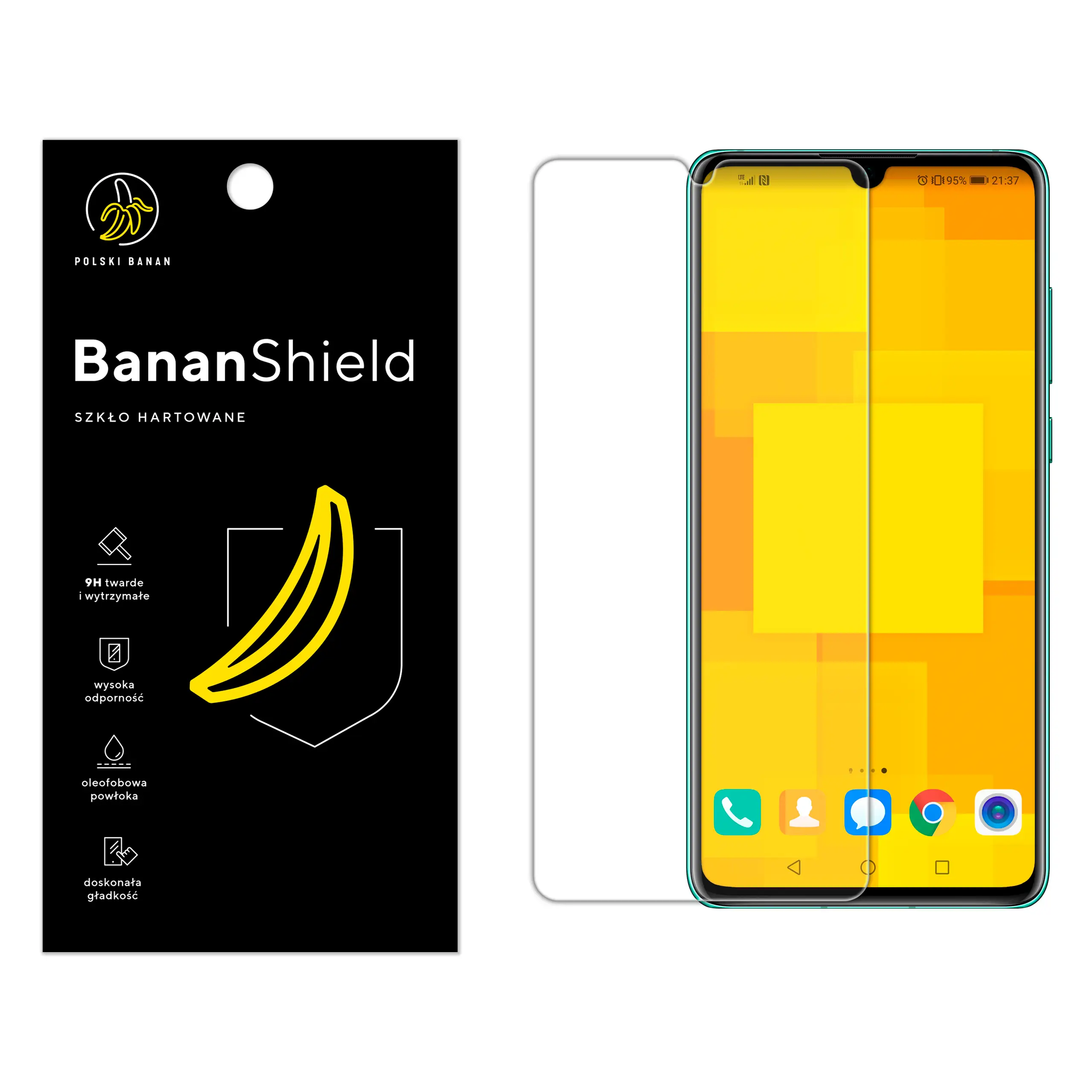 Szkło hartowane Polski Banan BananShield do Huawei P30