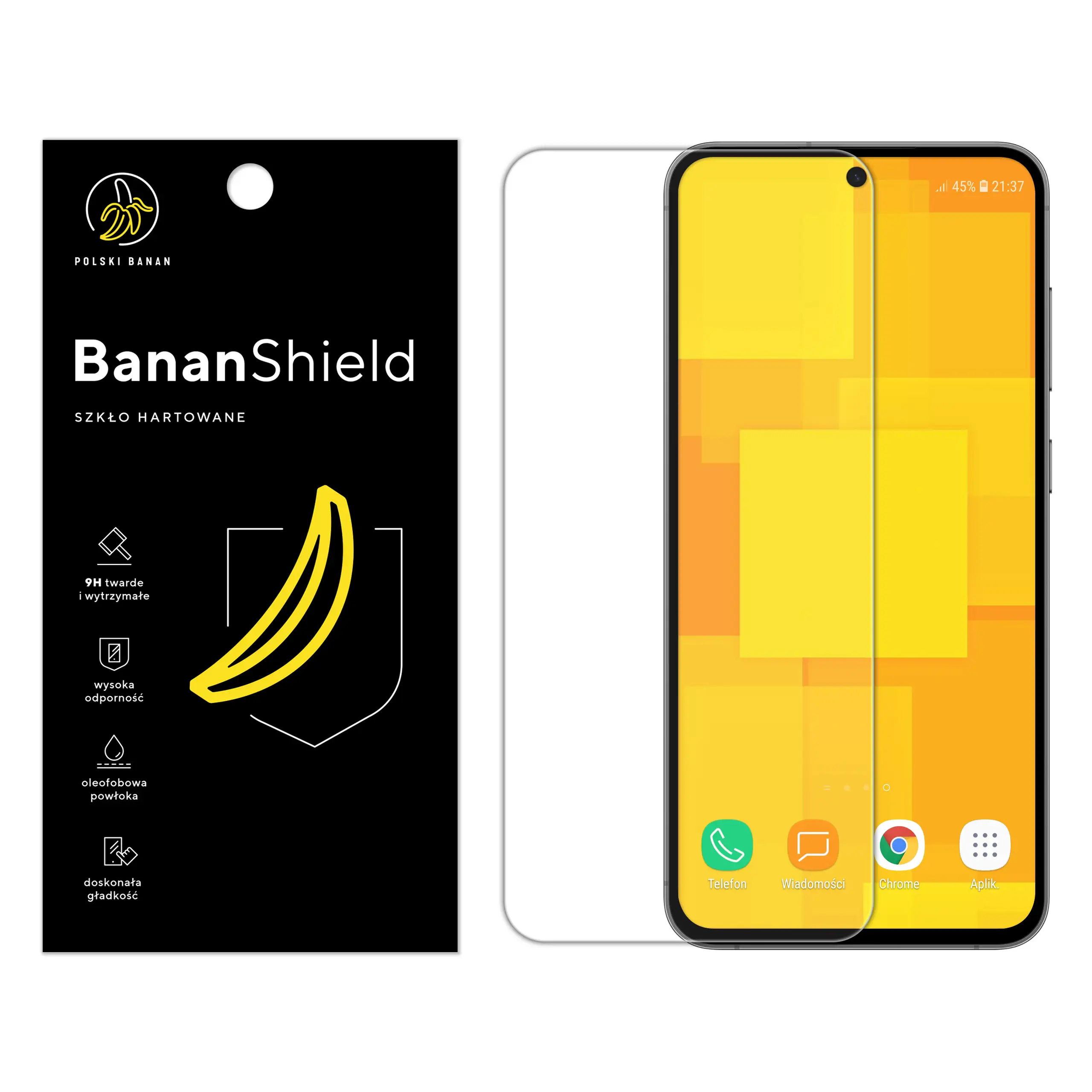 Szkło hartowane Polski Banan BananShield do Samsung Galaxy S24 FE