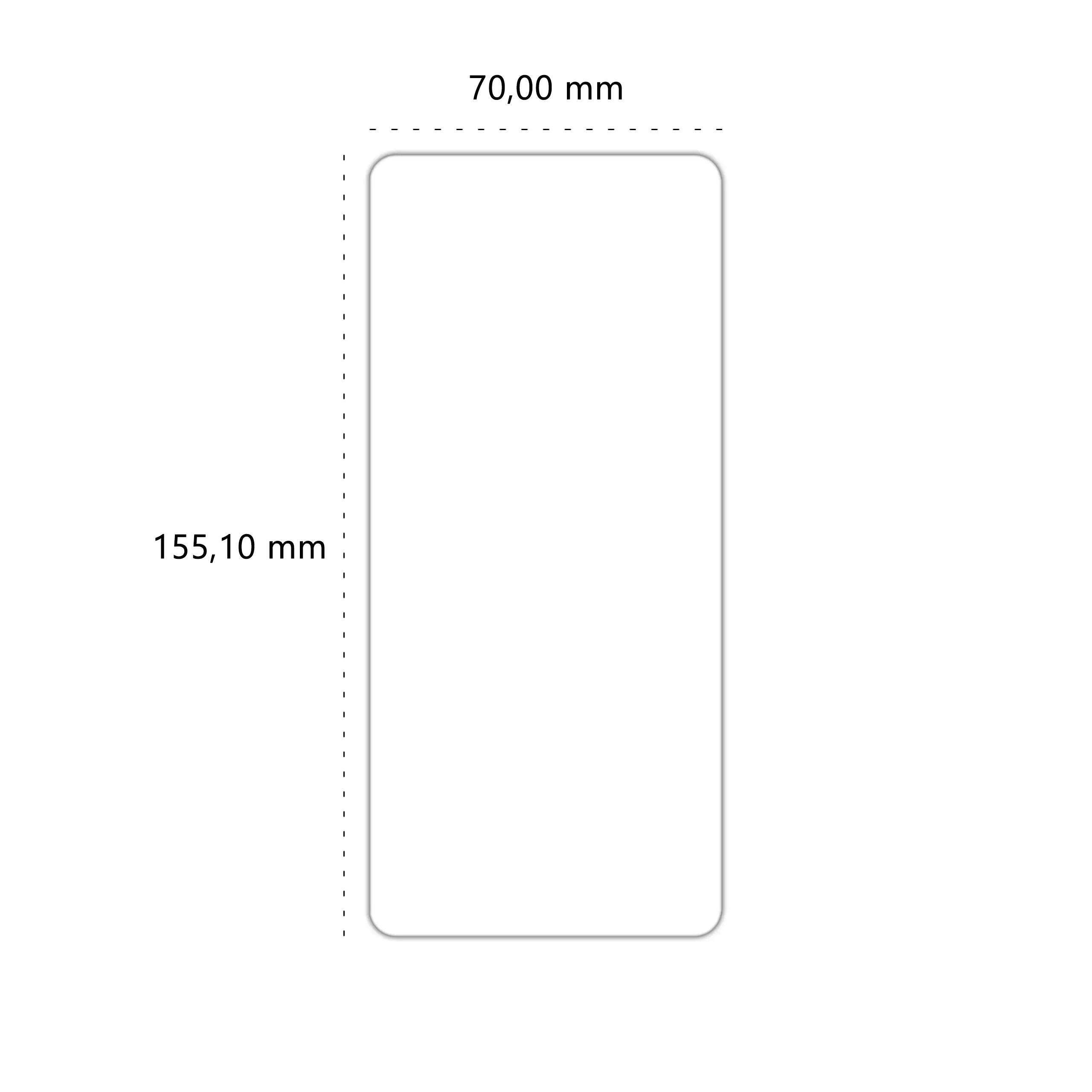 Wymiary szkła hartowanego Polski Banan BananShield do telefonu Xiaomi 14T Pro