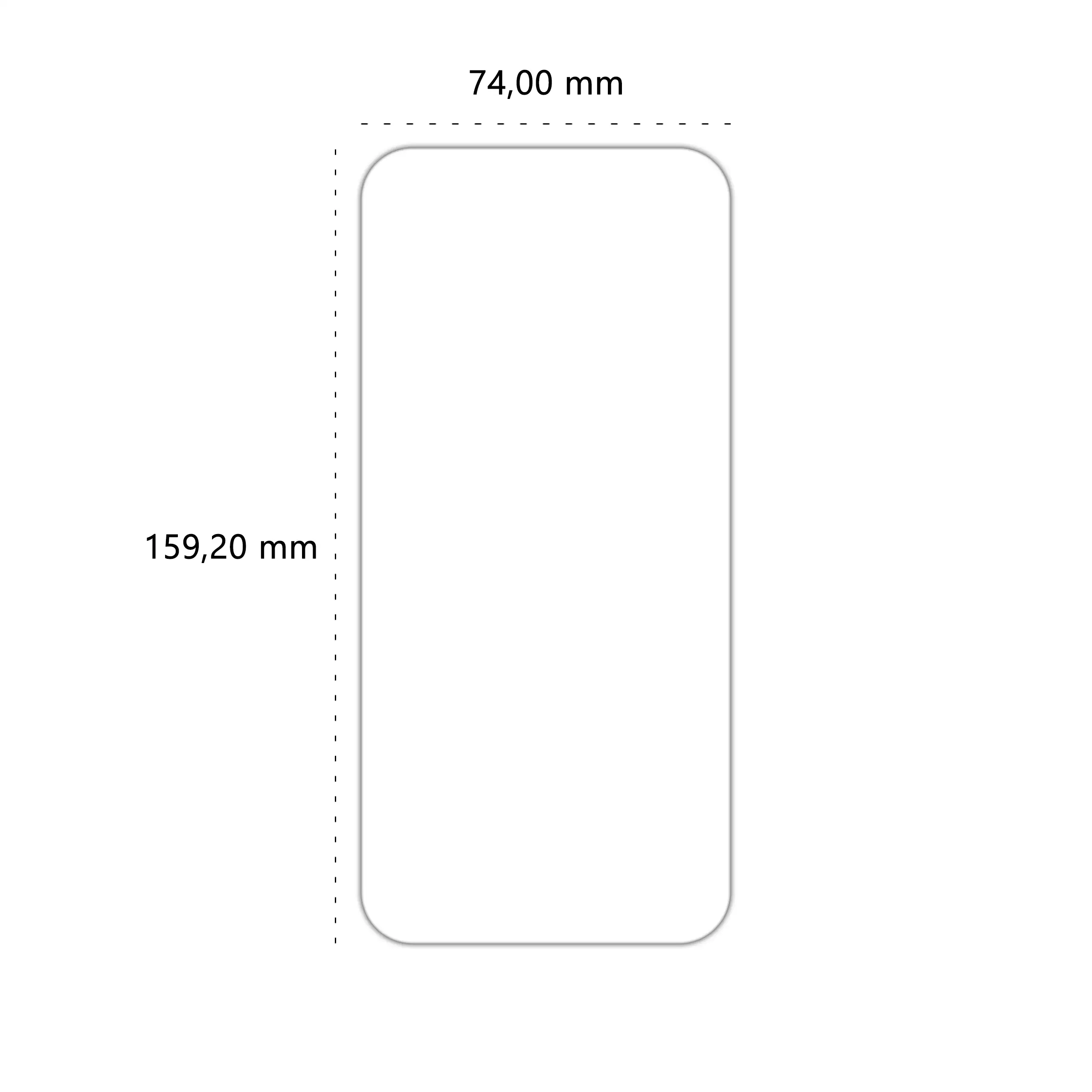 Wymiary szkła hartowanego Polski Banan BananShield do telefonu Xiaomi POCO X8 Pro Max