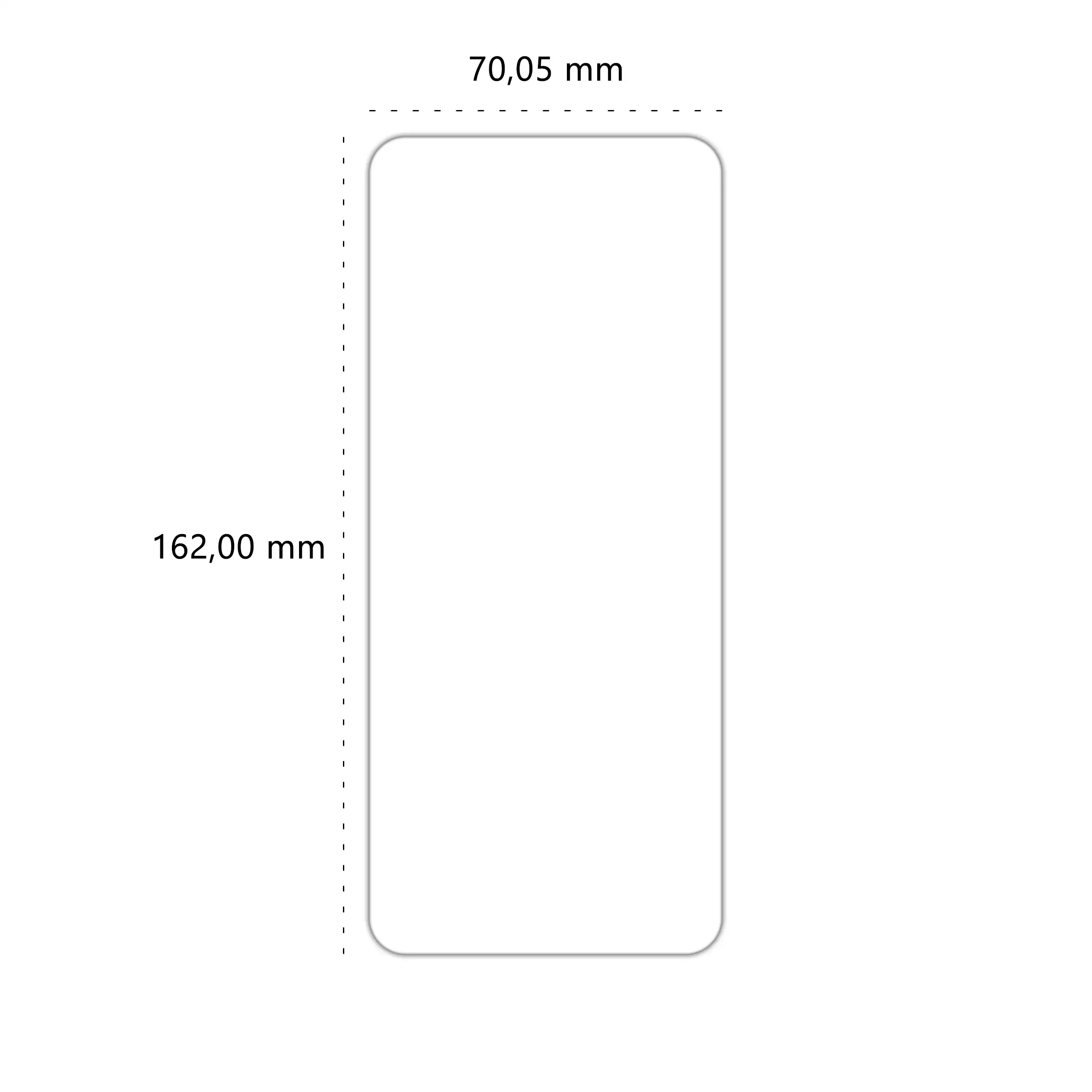 Wymiary szkła hartowanego Polski Banan BananShield do telefonu Xiaomi Redmi 12