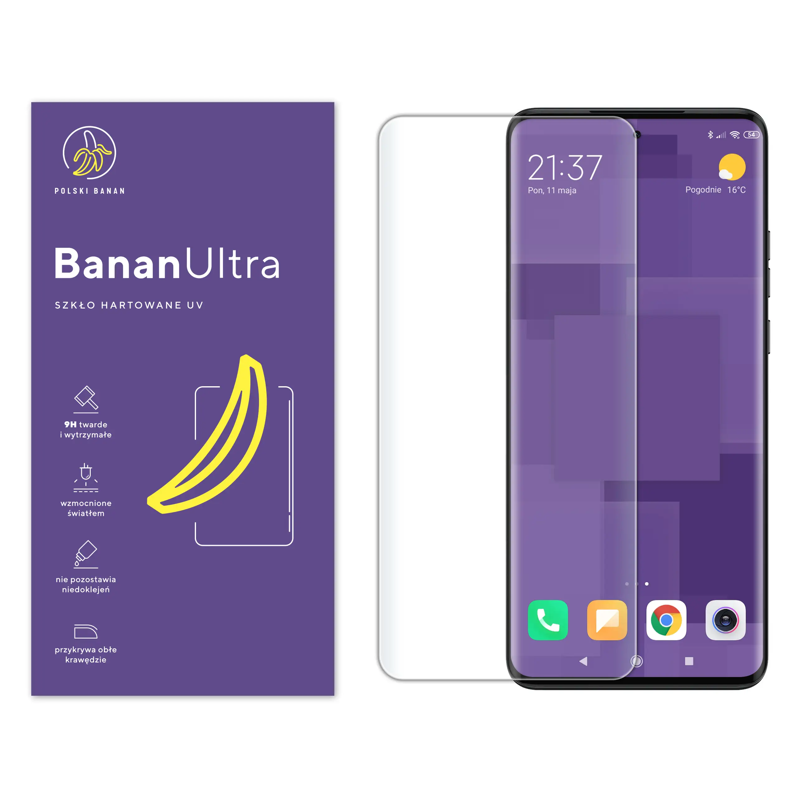 Szkło hartowane UV Polski Banan BananUltra do Motorola Edge 40 Neo
