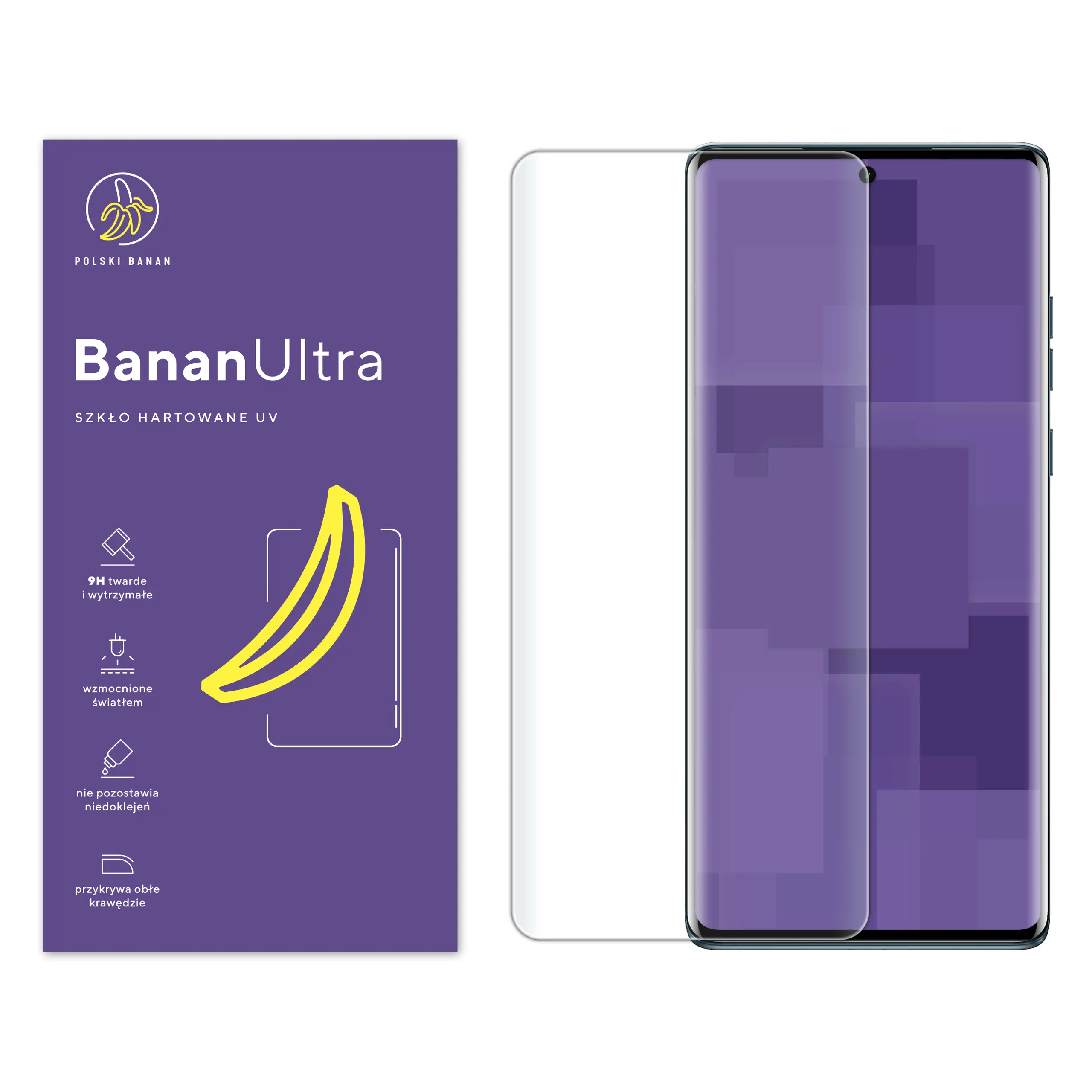 Szkło hartowane UV Polski Banan BananUltra do Motorola Edge 50 Fusion
