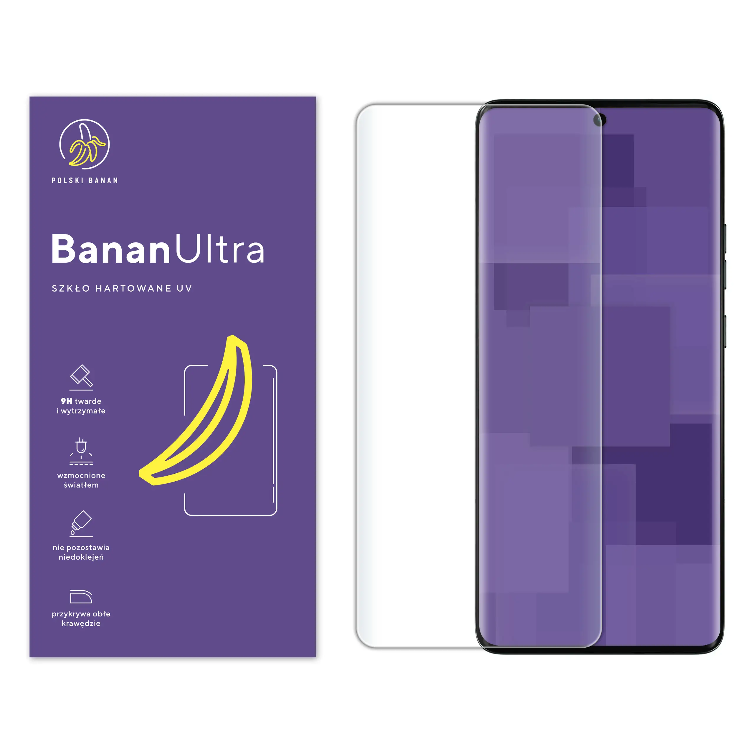 Szkło hartowane UV Polski Banan BananUltra do Motorola Edge 50 Ultra