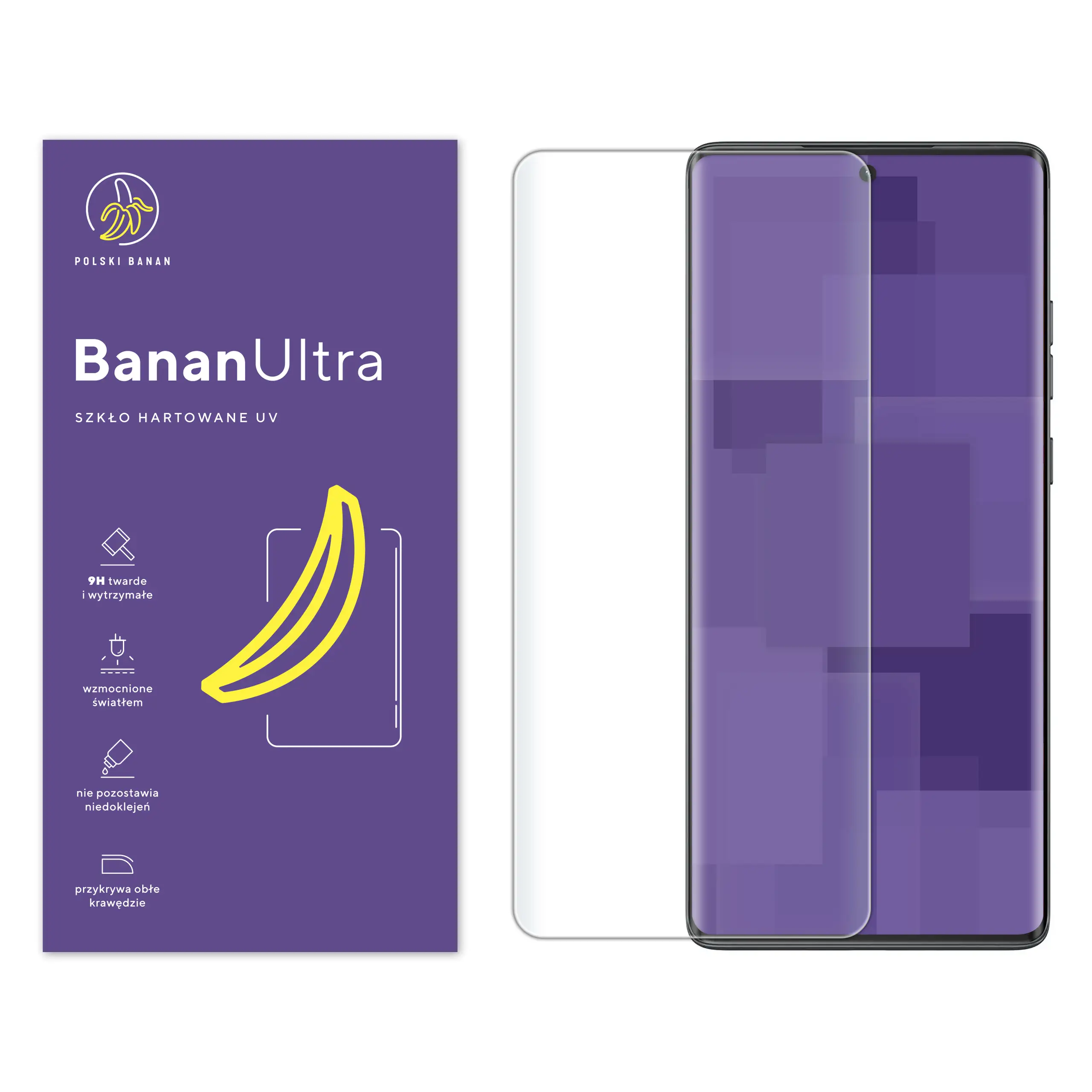Szkło hartowane UV Polski Banan BananUltra do Motorola Moto G85