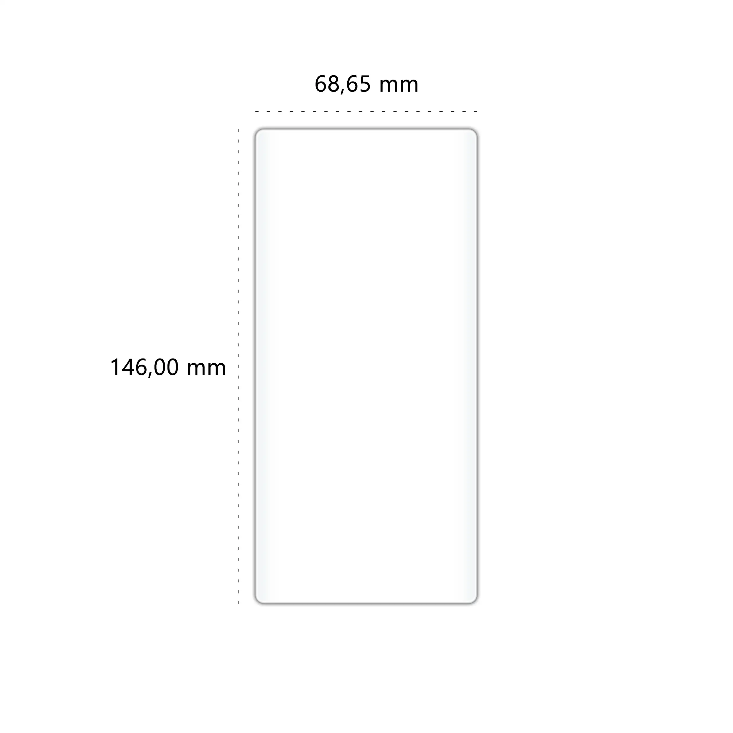 Wymiary szkła hartowanego UV Polski Banan BananUltra do telefonu Samsung Galaxy Note 10
